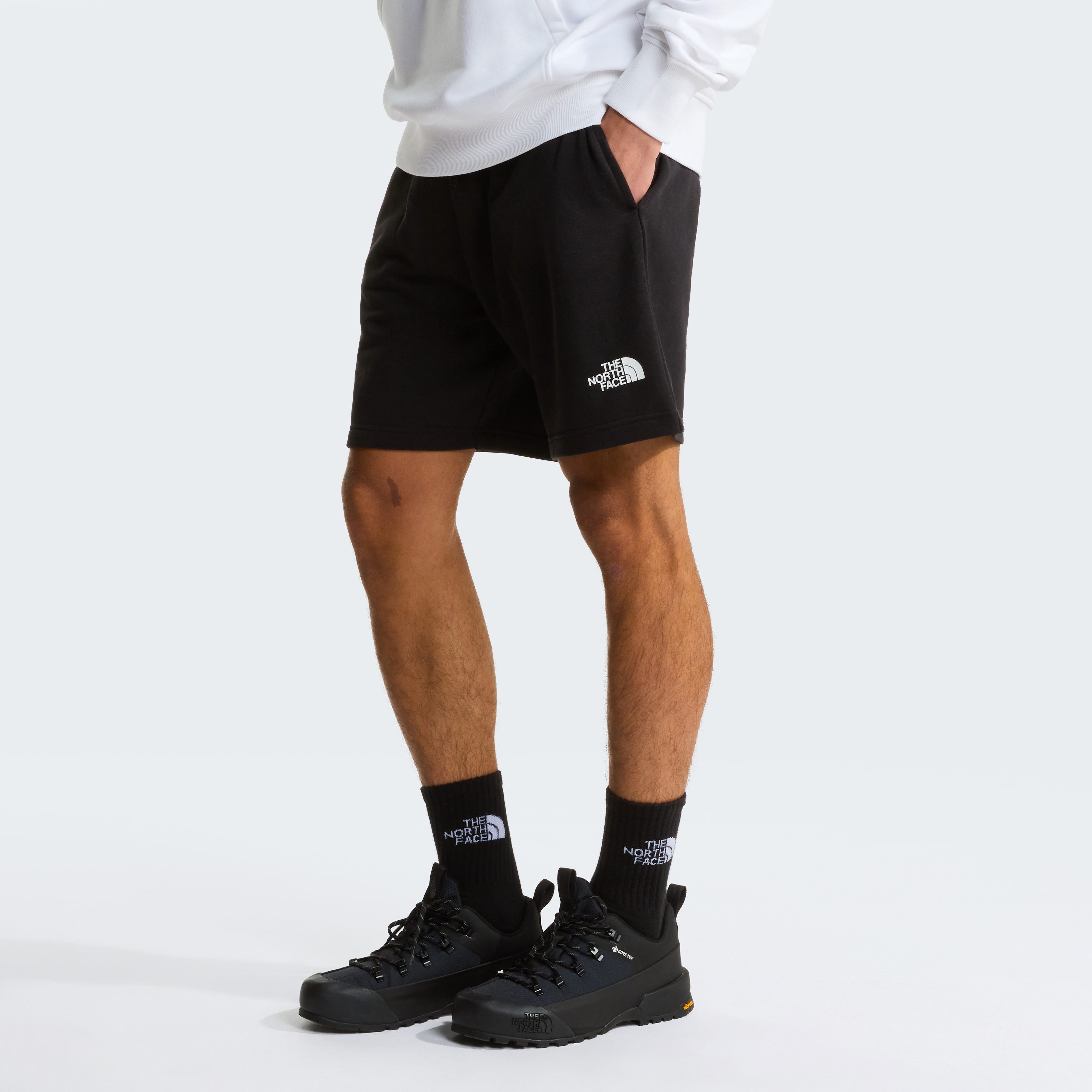 The North Face Sweatshorts M SIMPLE DOME LIGHT REGULAR SHORTS aus Baumwolle, sportlicher Stil, lockere Passform
