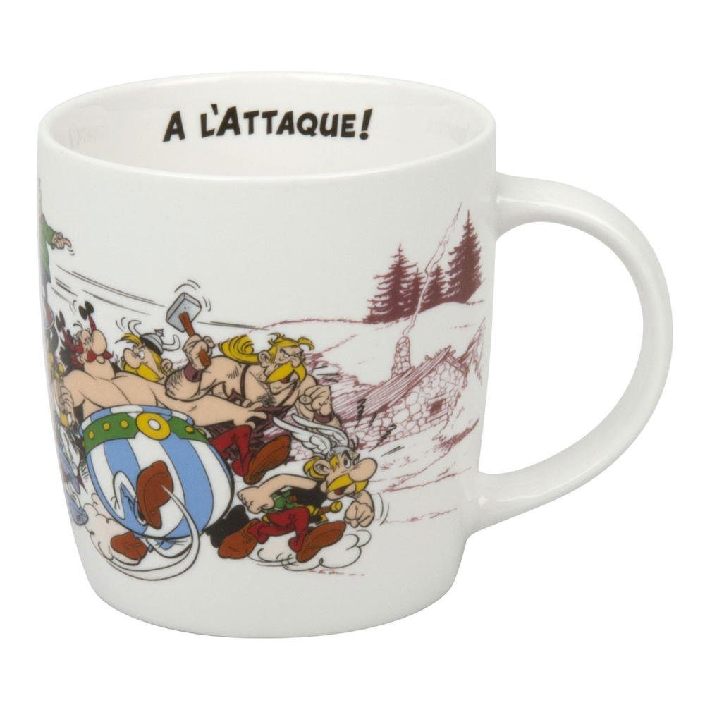Könitz Becher Asterix A Lattaque Französisch 400 ml, New Bone China