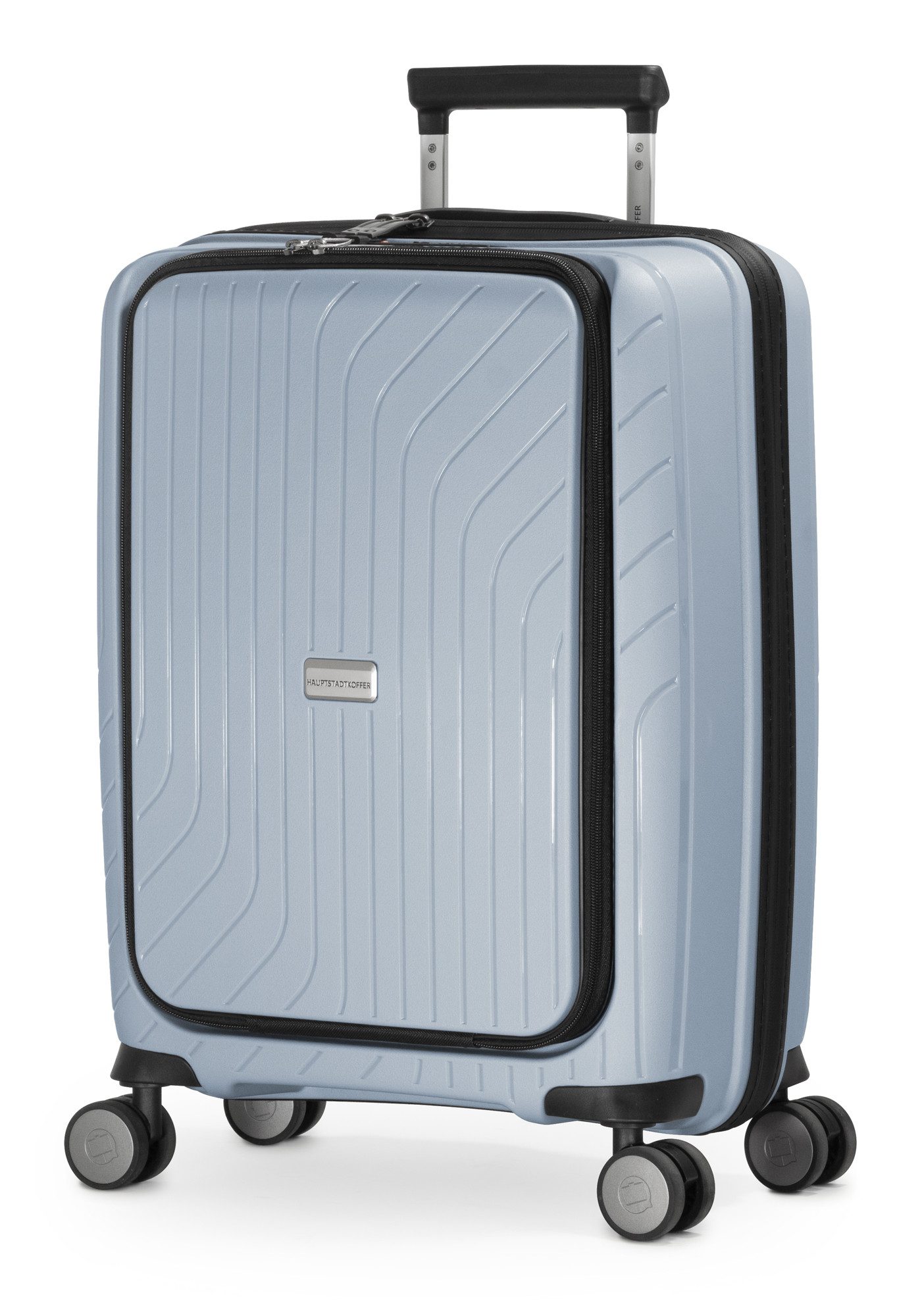 Hauptstadtkoffer Hartschalen-Trolley TXL, 4 Rollen, 3 leichte Hartschalen-Trolleys Laptop-Fach 4 Doppelrollen TSA