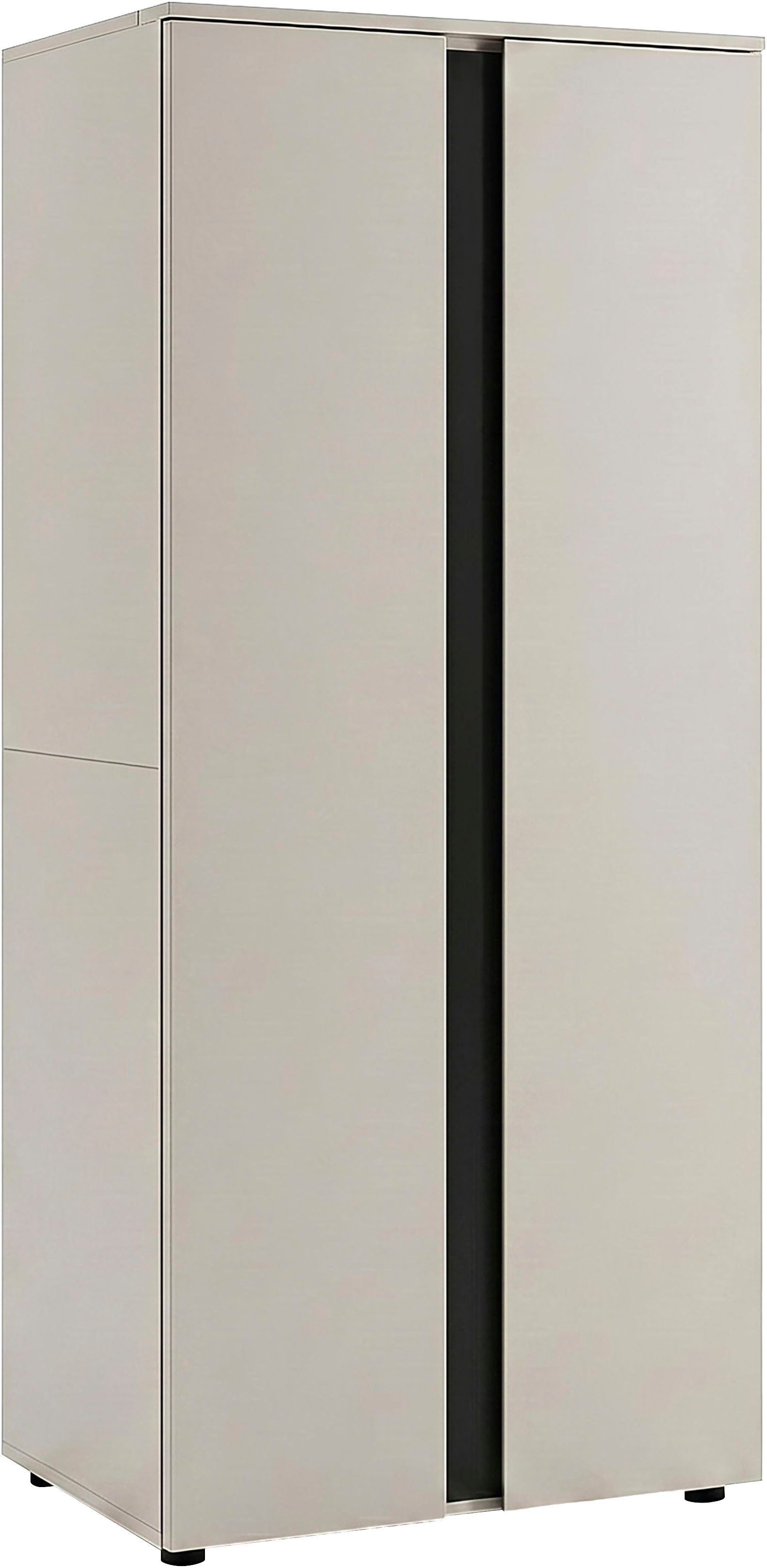 OTTO home Kleiderschrank AXIS, in verschiedenen Breiten, Schlafzimmerschrank, Schrank (Schlafzimmer, Flur, Diele, Universalschrank) Breite 79cm, 2 Türen, 1 Kleiderstange, 3 Fächer