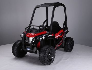 Toys Store Elektro-Kinderauto Kinder Elektro Auto Buggy UTV Federung Kinderfahrzeug Auto 2x120W MP3, Belastbarkeit 35 kg, AUX-/USB-Anschluss, MP3 Hupe und Motorsound am Lenkrad, Fernsteuerung