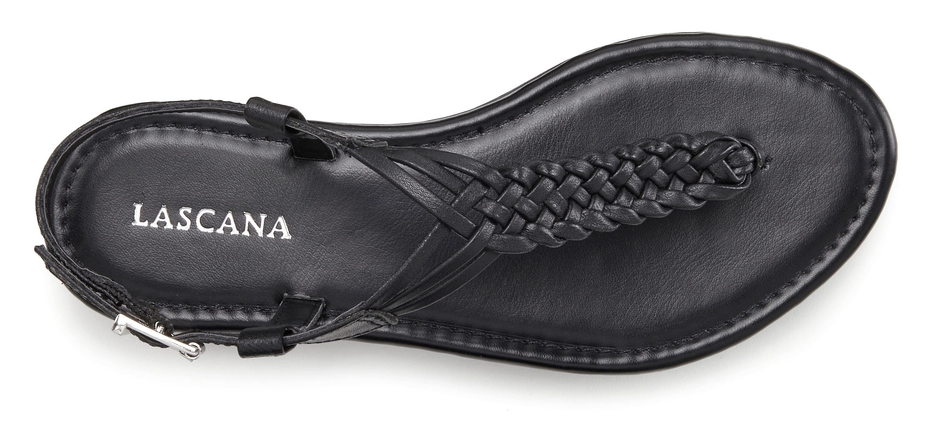 LASCANA Sandalette, Sommerschuh Zehentrenner Sandale aus günstig online kaufen