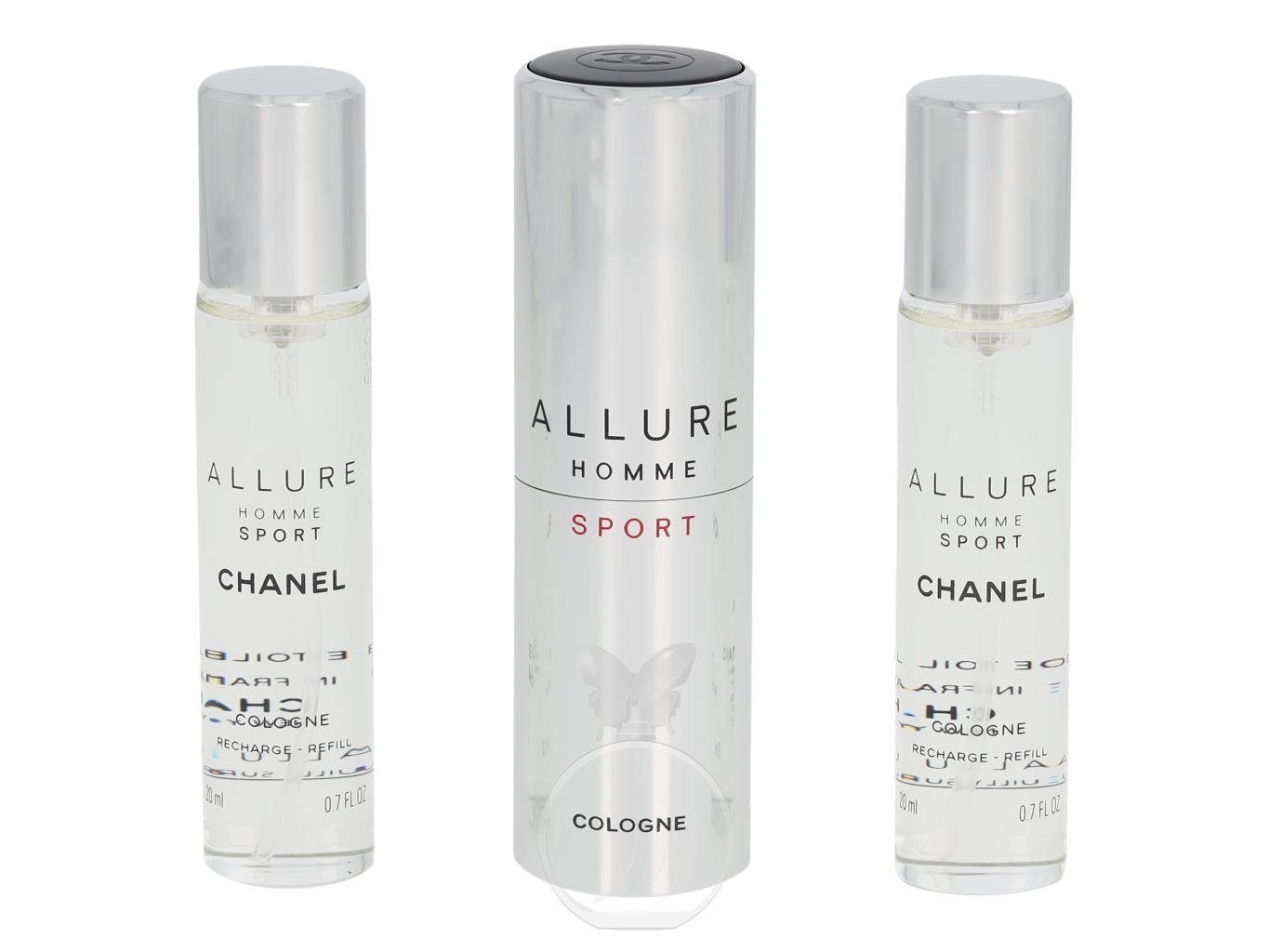 CHANEL Одеколон Chanel Allure Homme Sport Одеколон 3 x 20 ml mit Zerstäuber