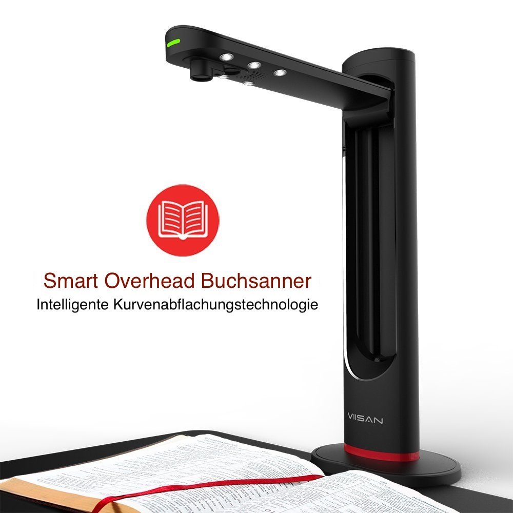 Viisan Hochauflösender Fotoscanner, Buchscanner Dokumentenscanner