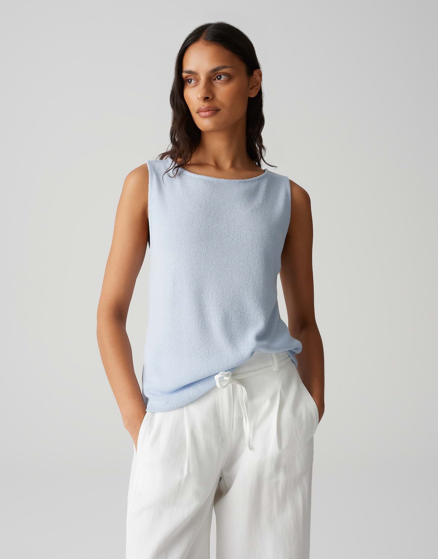 Shirttop ILONKA Loose in edler Strickoptik