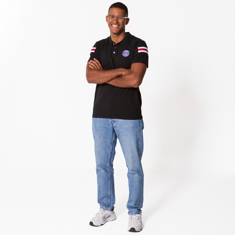 PARIS SAINT-GERMAIN Poloshirt PSG Polo Zwart