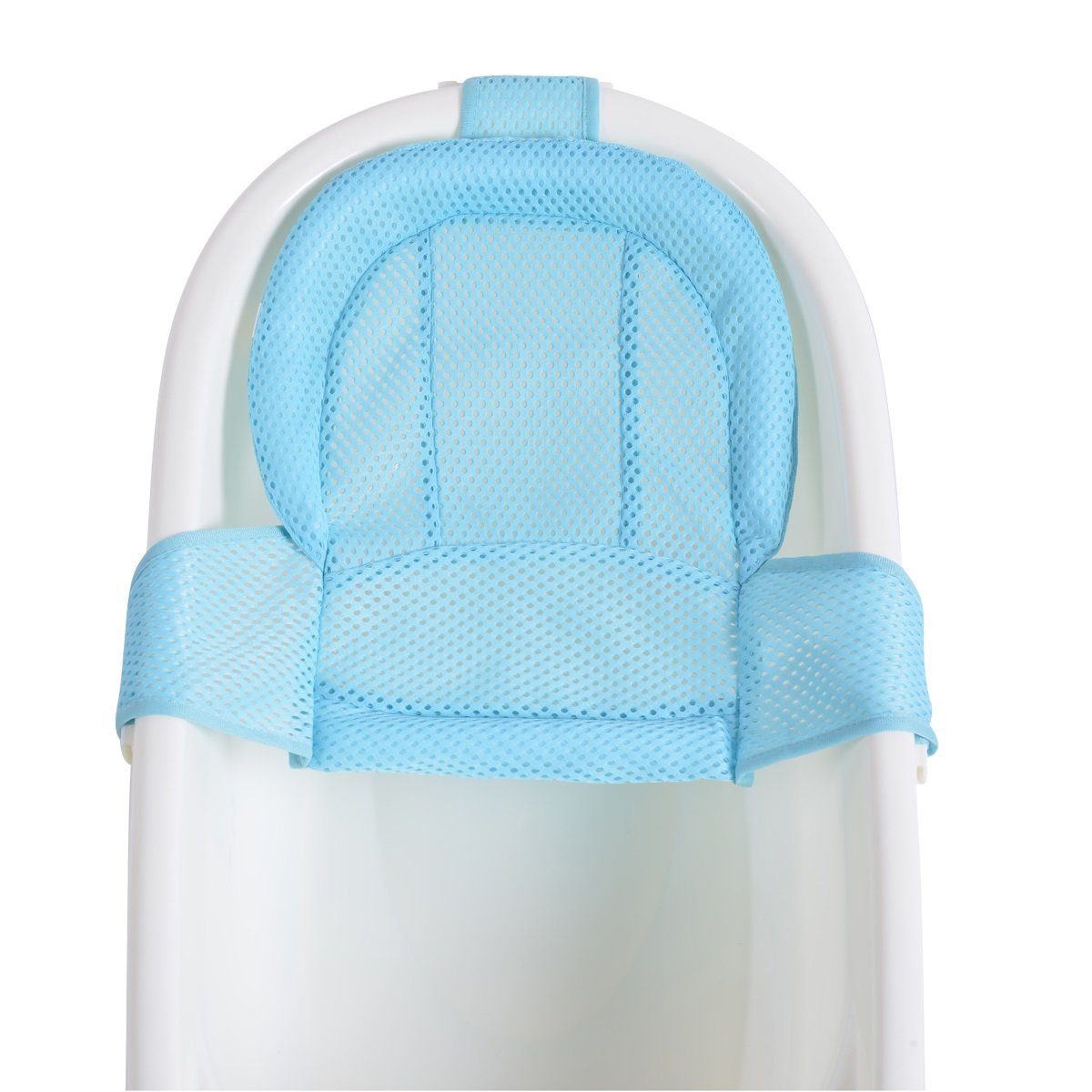 Moni Wanneneinlage Baby Badewannen Netz Goldy, B: 35 cm, L: 70 cm, 1-tlg., Badewanneneinsatz, ab Geburt, Kunststoff Clips