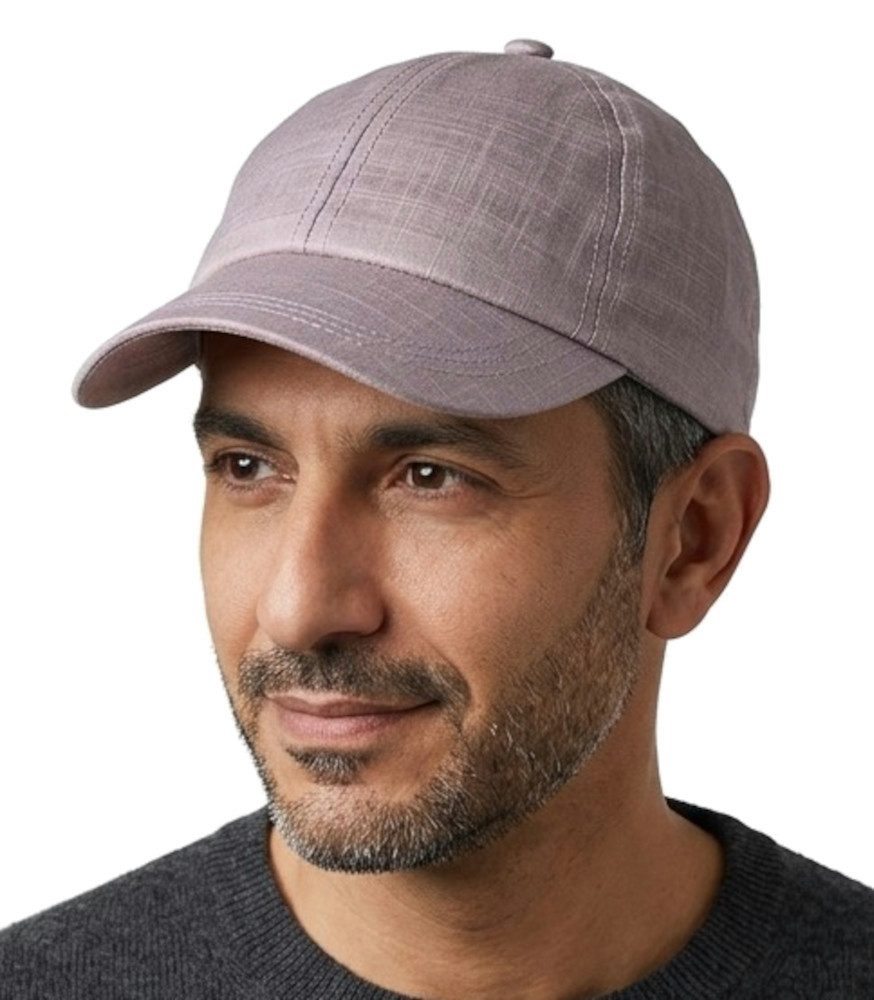 Cool4 Schirmmütze Basecap Leinen UV-Schutz Verstellbar