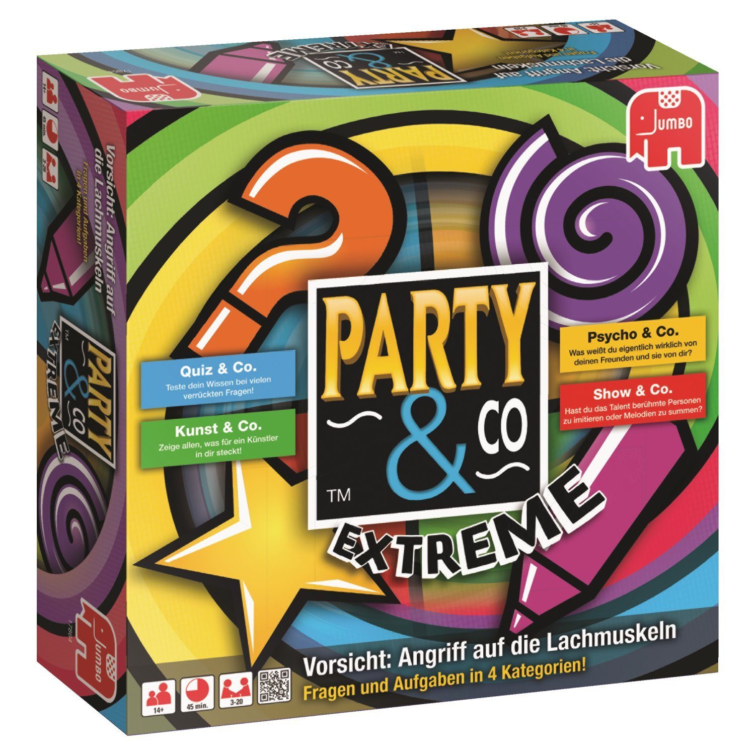 Jumbo Spiele Spiel Party & Co Extreme,Partyspiel, Jumbo 17864 Party & Co Extreme,Partyspiel