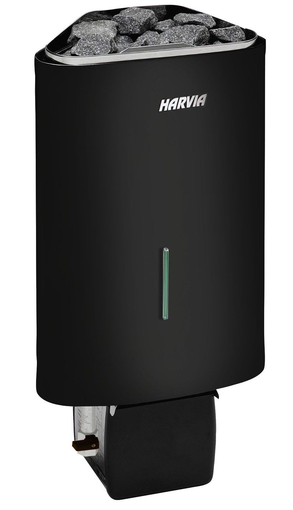 HARVIA Bio-Saunaofen Delta Combi D29S Bio-Combi 2,9 kW, für separates combi-steuergerät, 2,9 kW, externe Steuerung, Eckbauform mit integrierten Verdampfer, für 1,5-4m³