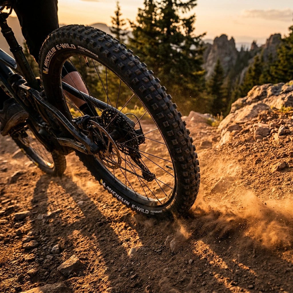 Michelin Fahrradreifen Michelin E-Wild Rear Performance Line 65-622 (29x2.60) Schwarz - E-MTB