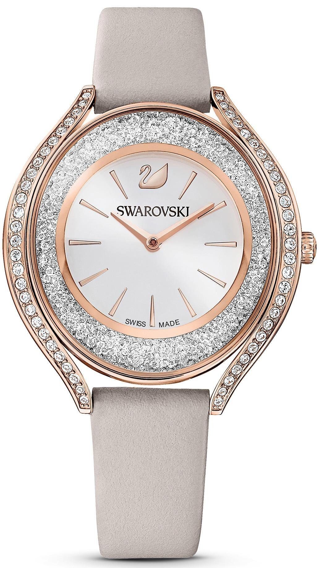 Swarovski Schweizer Uhr CRYSTALLINE AURA, 5519450 roségold