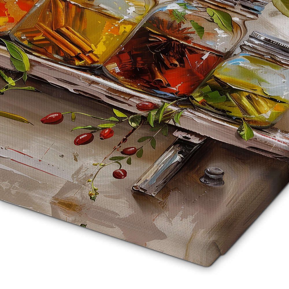 Posterlounge Wandbild Sommer auf dem Küchenregal, DejaReve, erhältlich als Poster, Leinwandbild, Wandsticker oder Acrylglasbild