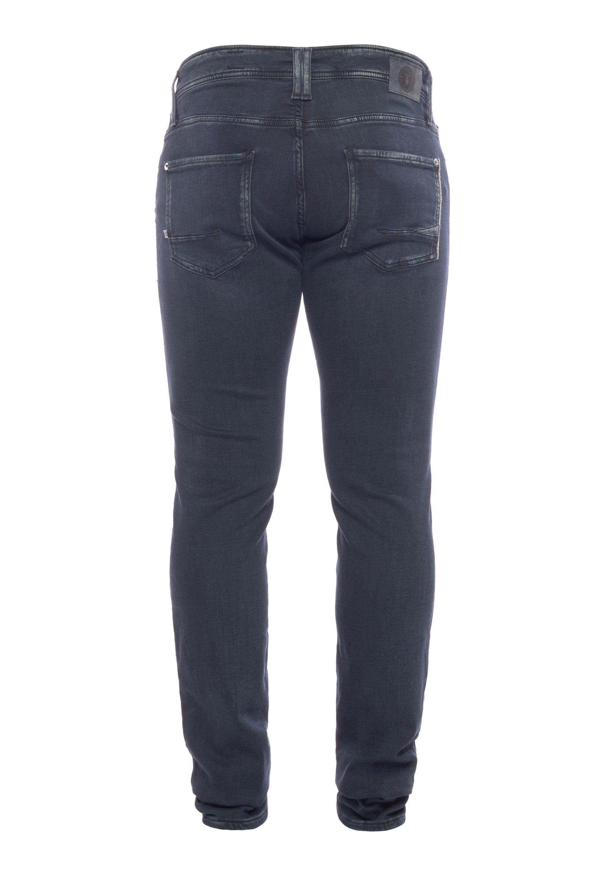 Le Temps Des Slim-fit-Jeans im Cerises klassischen 5-Pocket-Design
