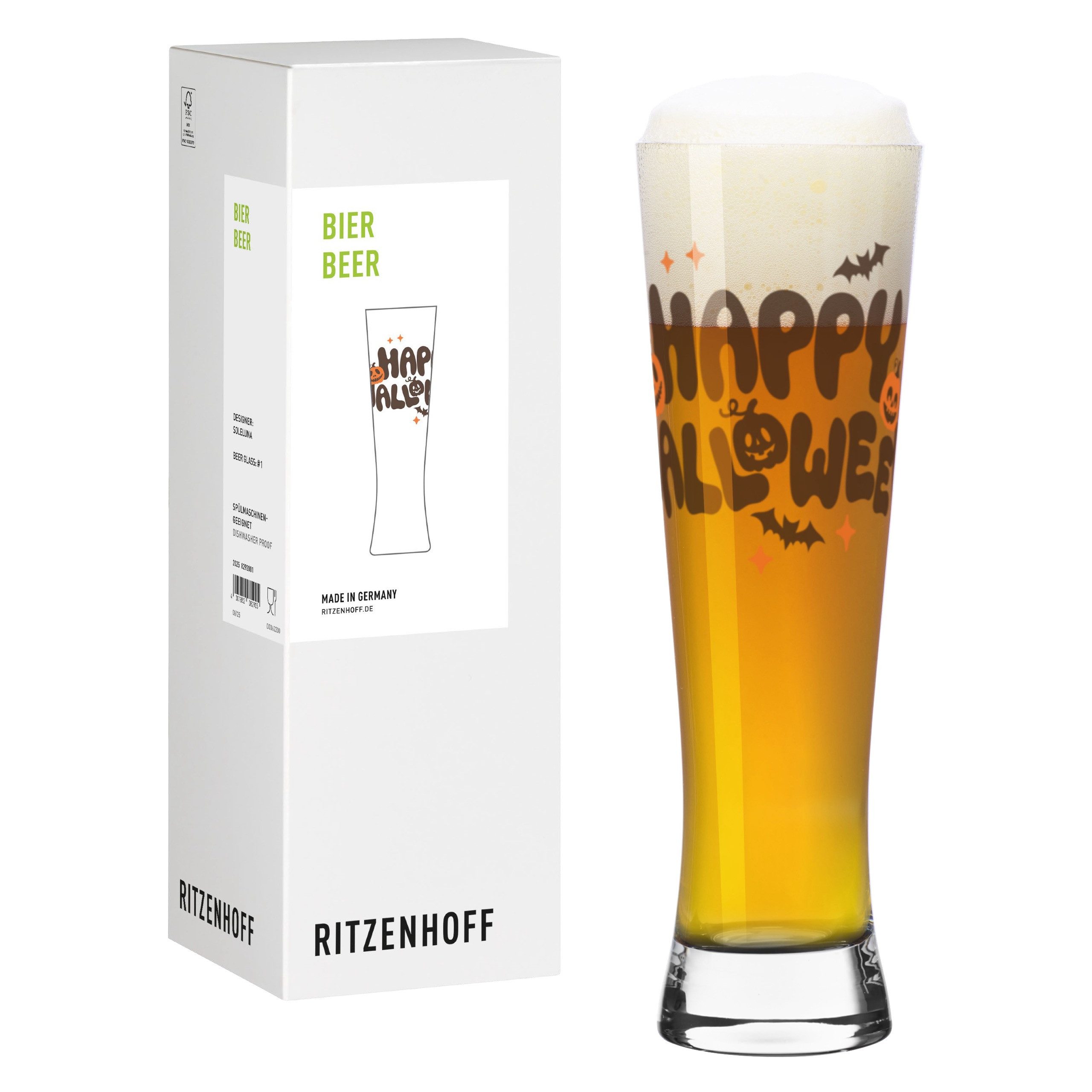 Ritzenhoff Bierglas Halloween
