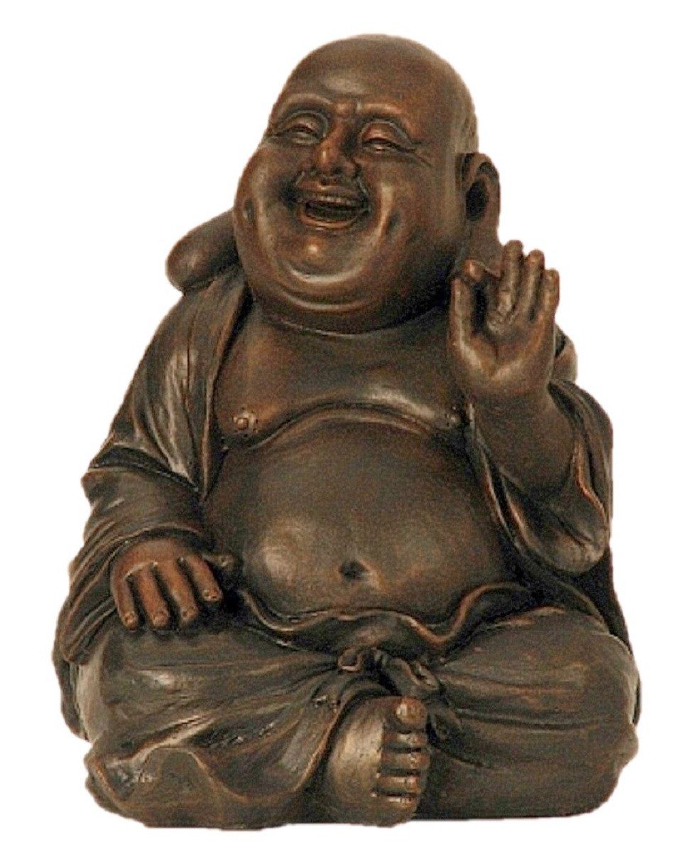 Geschenkestadl Buddhafigur Buddha dunkelbraun sitzt 31cm günstig online kaufen