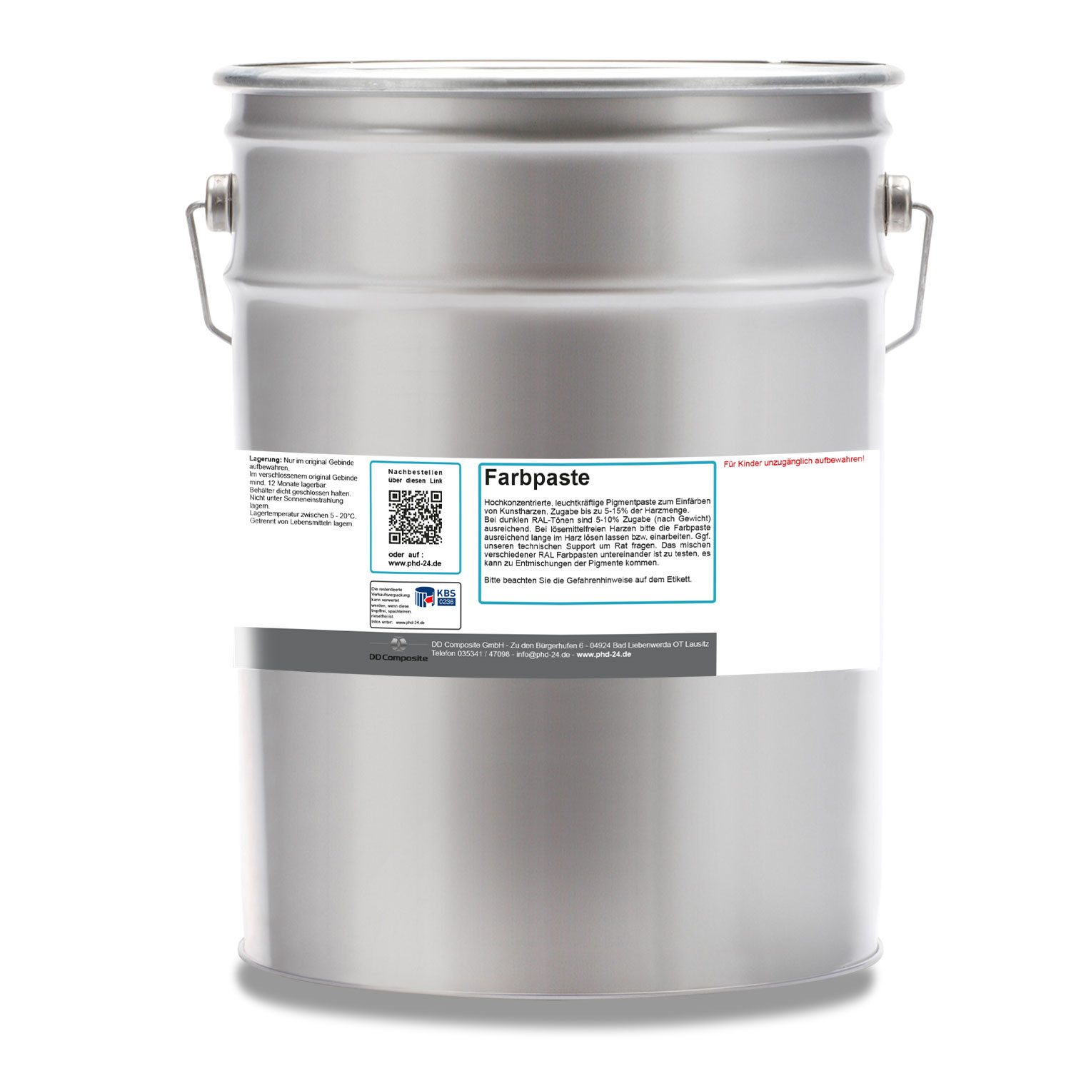 DD Composite Harzfarbe 5kg Farbpaste RAL 5002 ultramarinblau