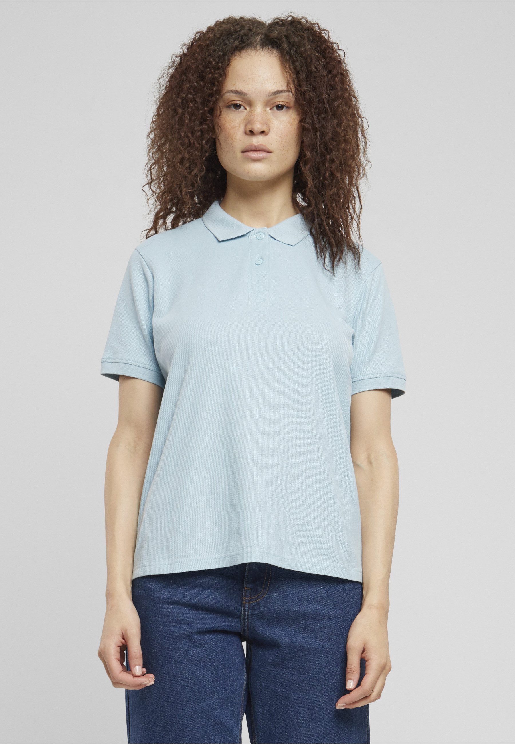 URBAN CLASSICS Poloshirt Urban Classics Ladies Polo Shirt (1-tlg)