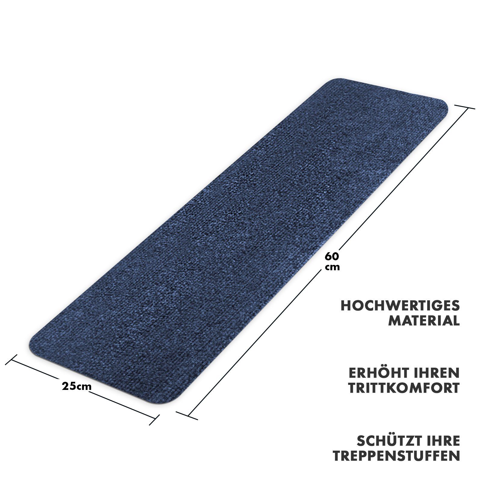 Karat Stufenmatte Denver, Treppenmatte, 5 Farben & 2 Größen, Rechteckig - o günstig online kaufen