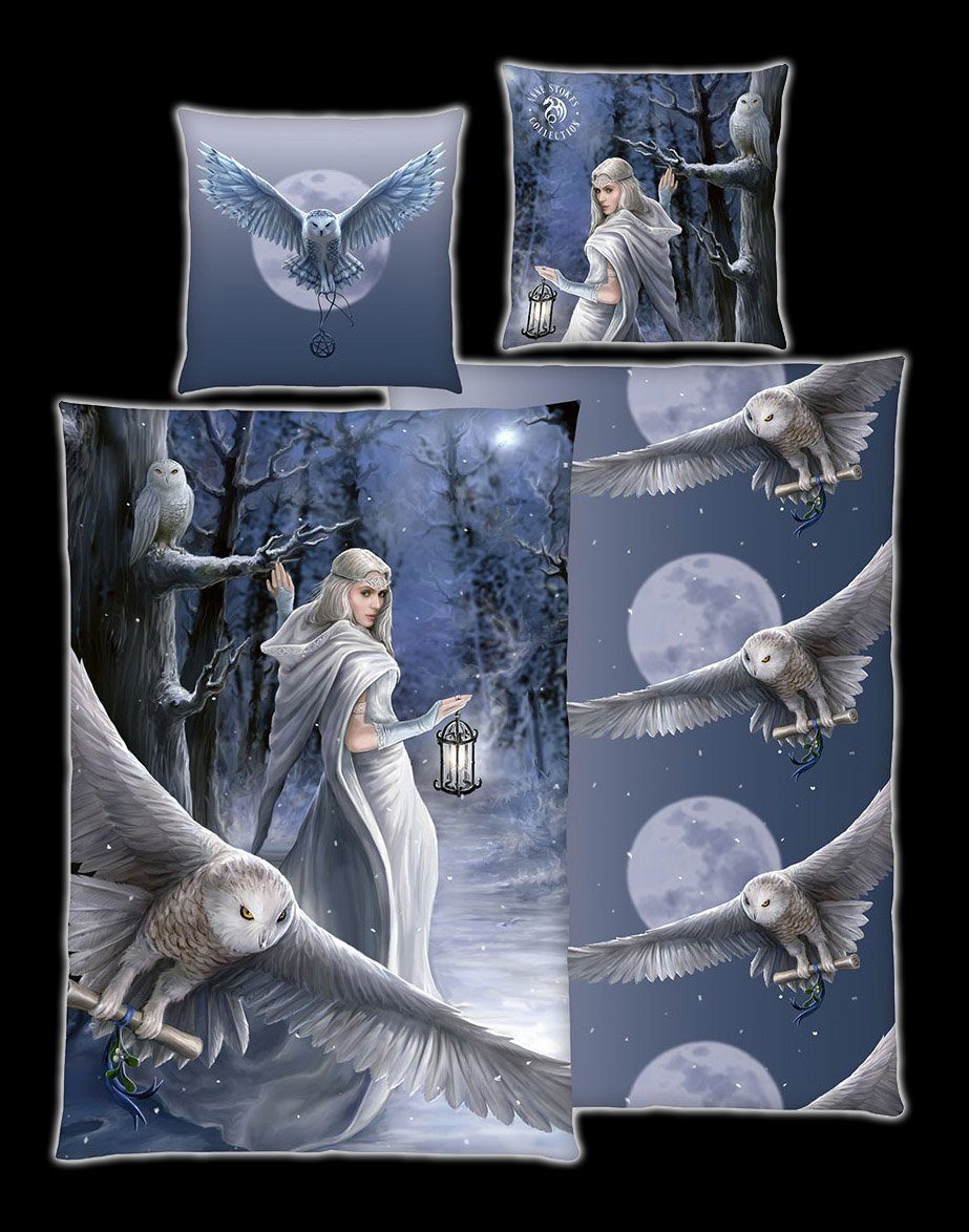 Bettwäsche Постільна білизна Elfe - Midnight Messenger by Anne Stokes - Fantasy Bettzeug, Figuren Shop GmbH, Baumwolle