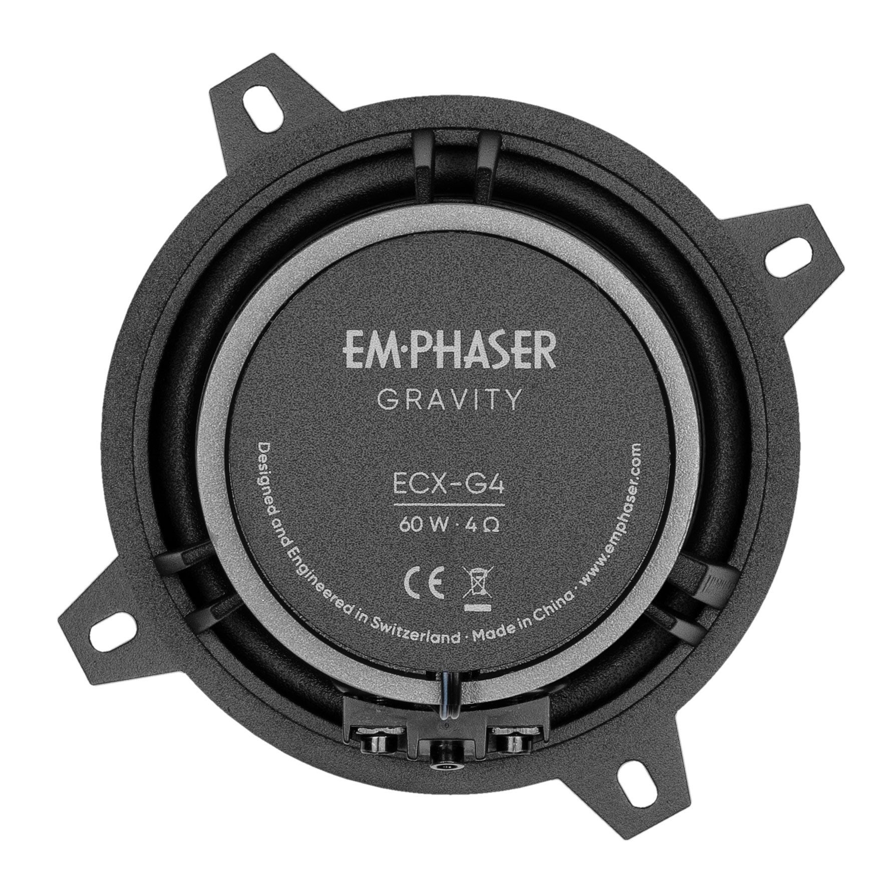 Emphaser Gravity ECX-G4, 10cm 2-Wege Koax Lautsprecher Auto-Lautsprecher (60 W)