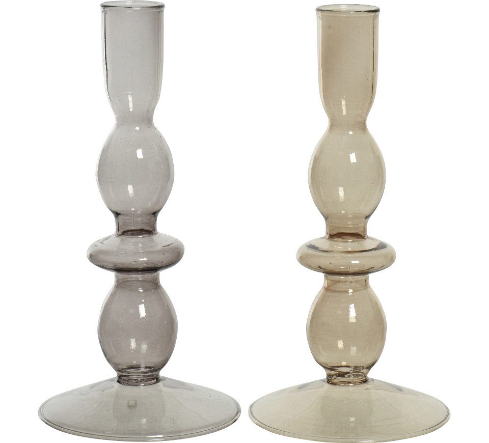 Kaemingk Kerzenhalter Kaemingk Kerzenhalter aus Glas 18 cm