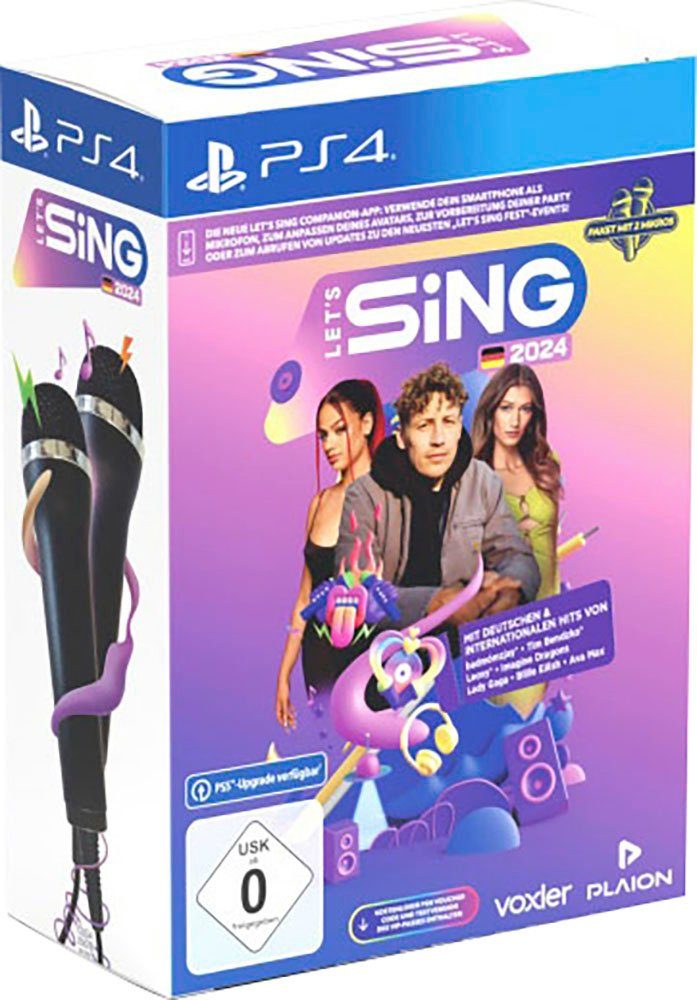 Let%27s Sing 2024 German Version [+ 2 Mics] PlayStation 4