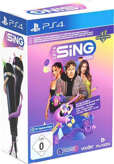 Let's Sing 2024 German Version [+ 2 Mics] PlayStation 4