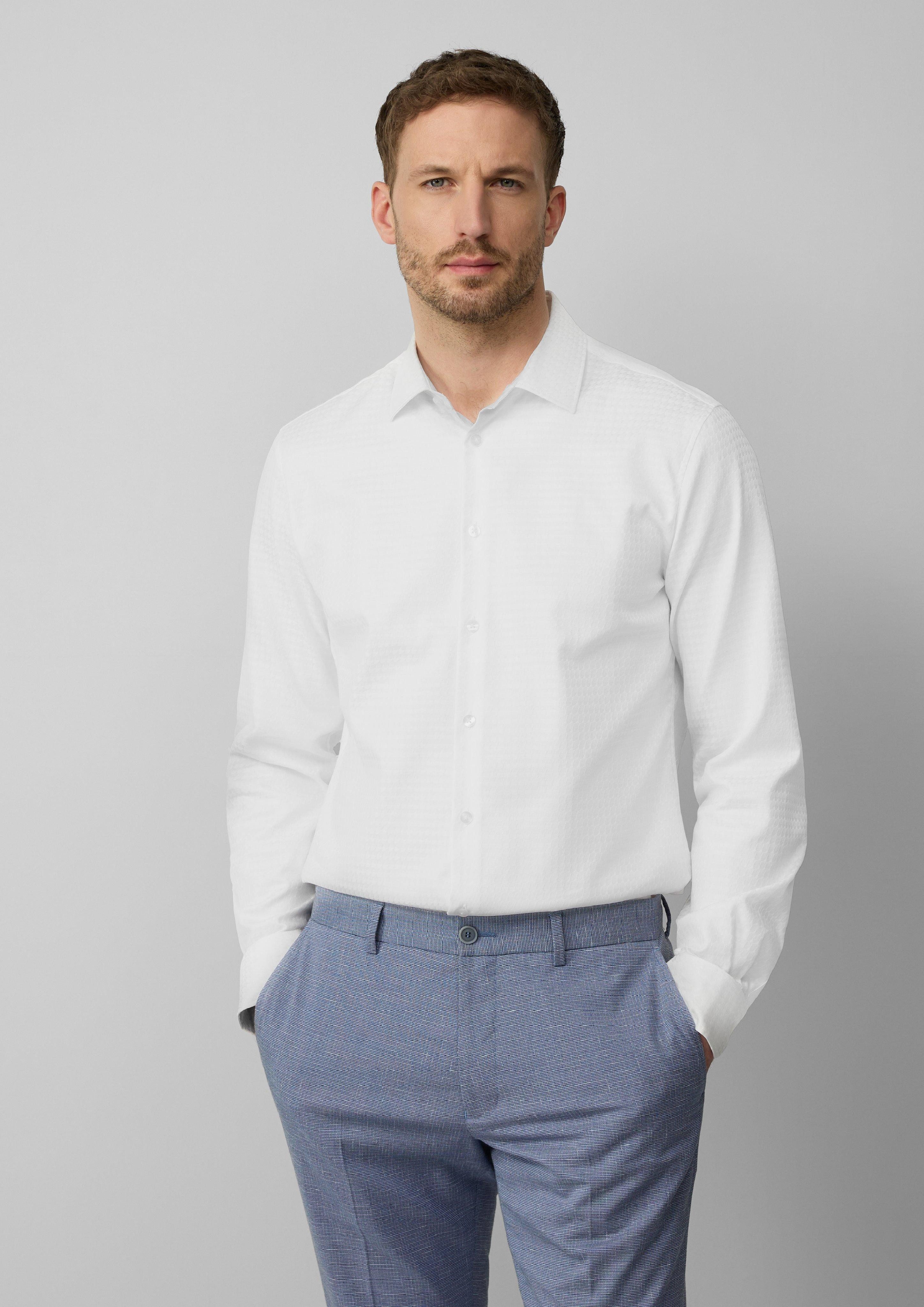 s.Oliver BLACK LABEL Langarmhemd Tailored Fit: günstig online kaufen