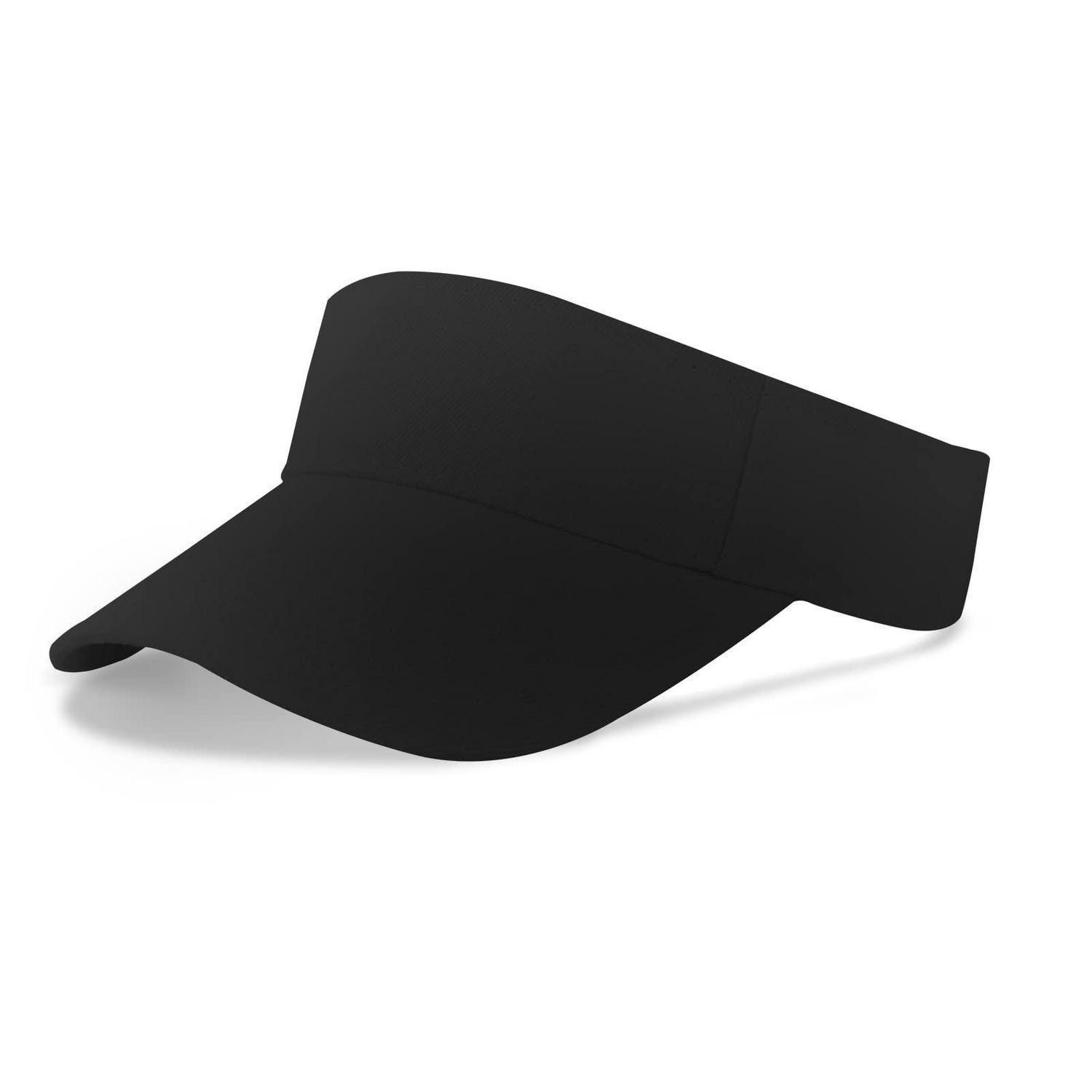 LuxusKollektion Visor Schirmmütze Herren Damen Sonnenvisier Golf Einheitsgröße Schwarz