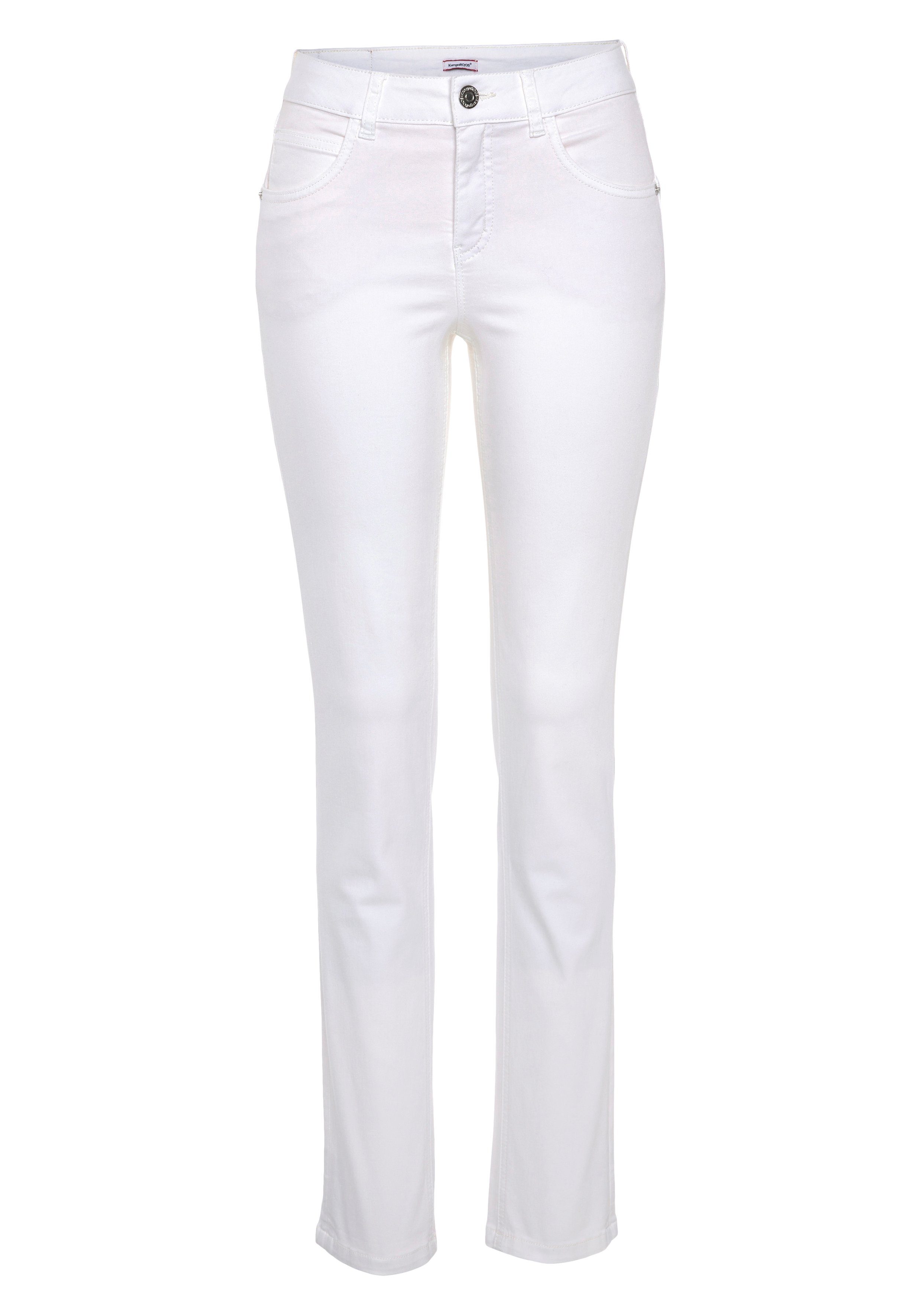 KangaROOS Relax-fit-Jeans RELAX-FIT HIGH WAIST white