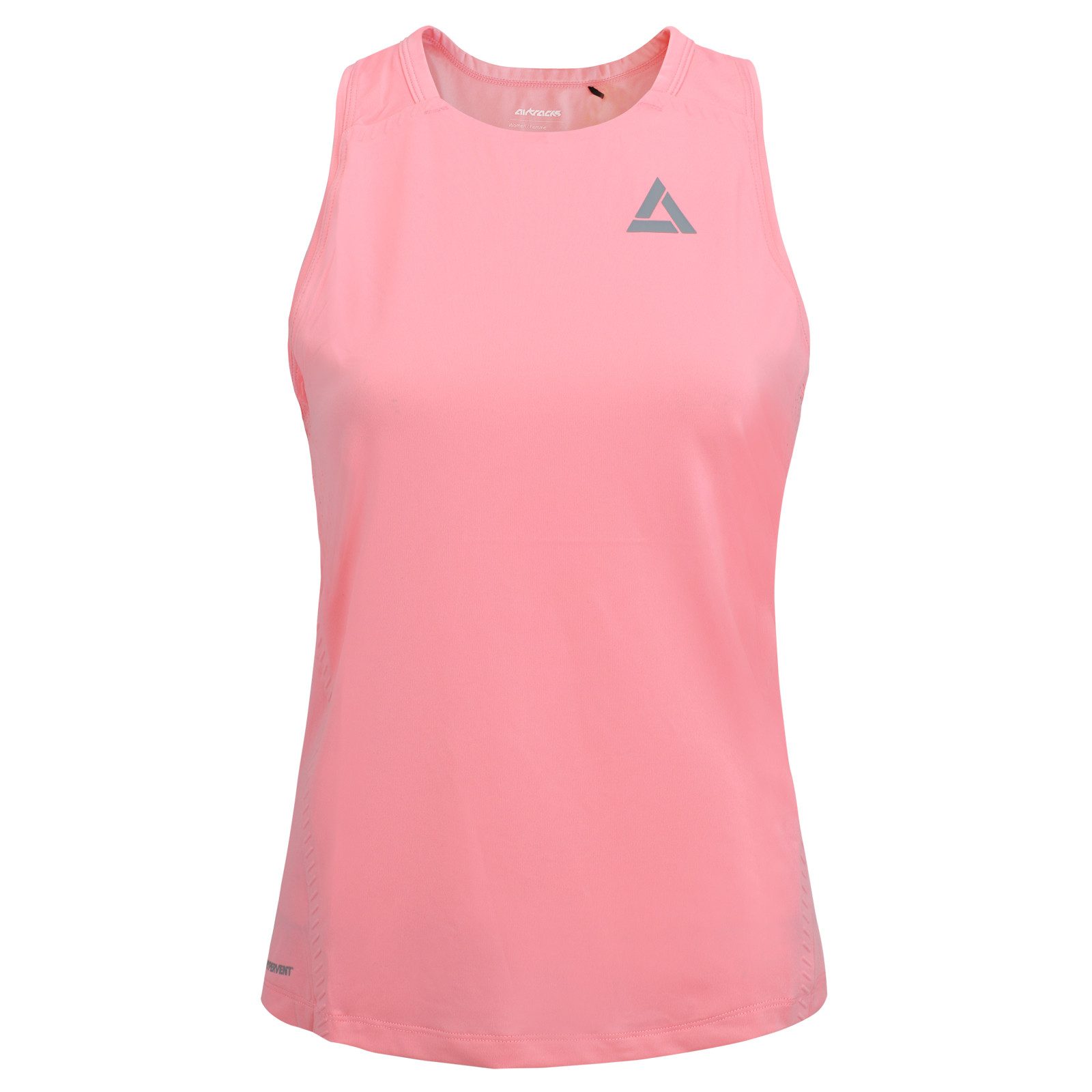 Airtracks Laufshirt Damen Funktions Laufshirt Ärmellos Kurzarm Pro Line (Funktionsshirt mit optimalem Tragekomfort Atmungsaktiv, Quick Dry Funktion) < XS S M L XL XXL >