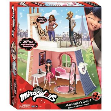 Playmates Toys Puppenhaus 50660, Miraculous Schlafzimmer & Balkon Spielset