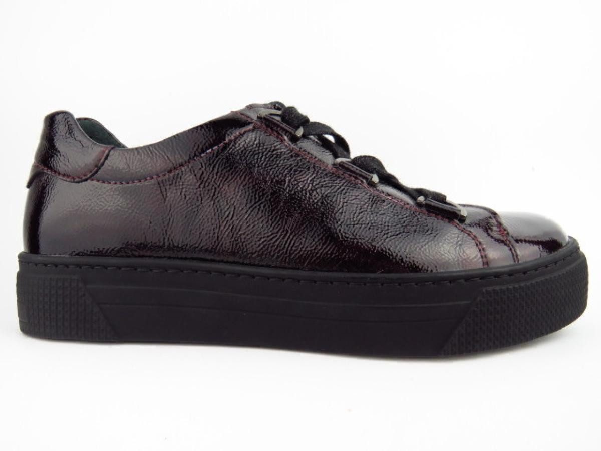 Knautschl. Fell merlot Sneaker