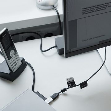 Wicked Chili USB-C zu USB-A Adapter für Webcam USB-Adapter USB-C zu USB-A, Kompatibel mit Logitech C270 / C925e / C920 HD, Jelly Comb H606 1080P