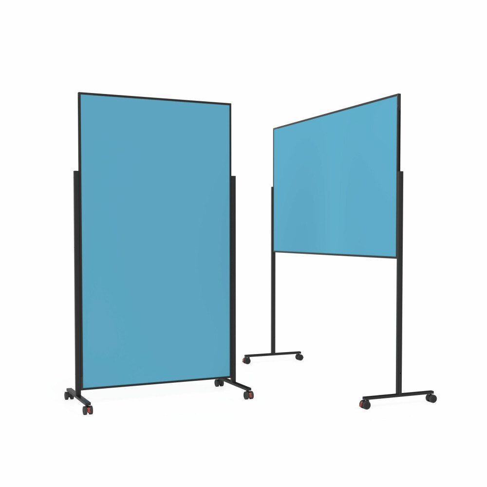 Anzeigetafel Präsentationswand VarioPin - 100x180cm - Türkis - mobil & praktisch