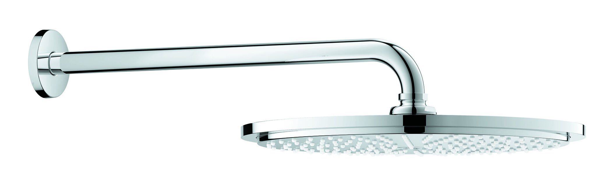 Grohe Kopfbrause Rainshower Cosmopolitan 310, Kopfbrauseset mit EcoJoy 9,5 l Wandmontage Ausladung