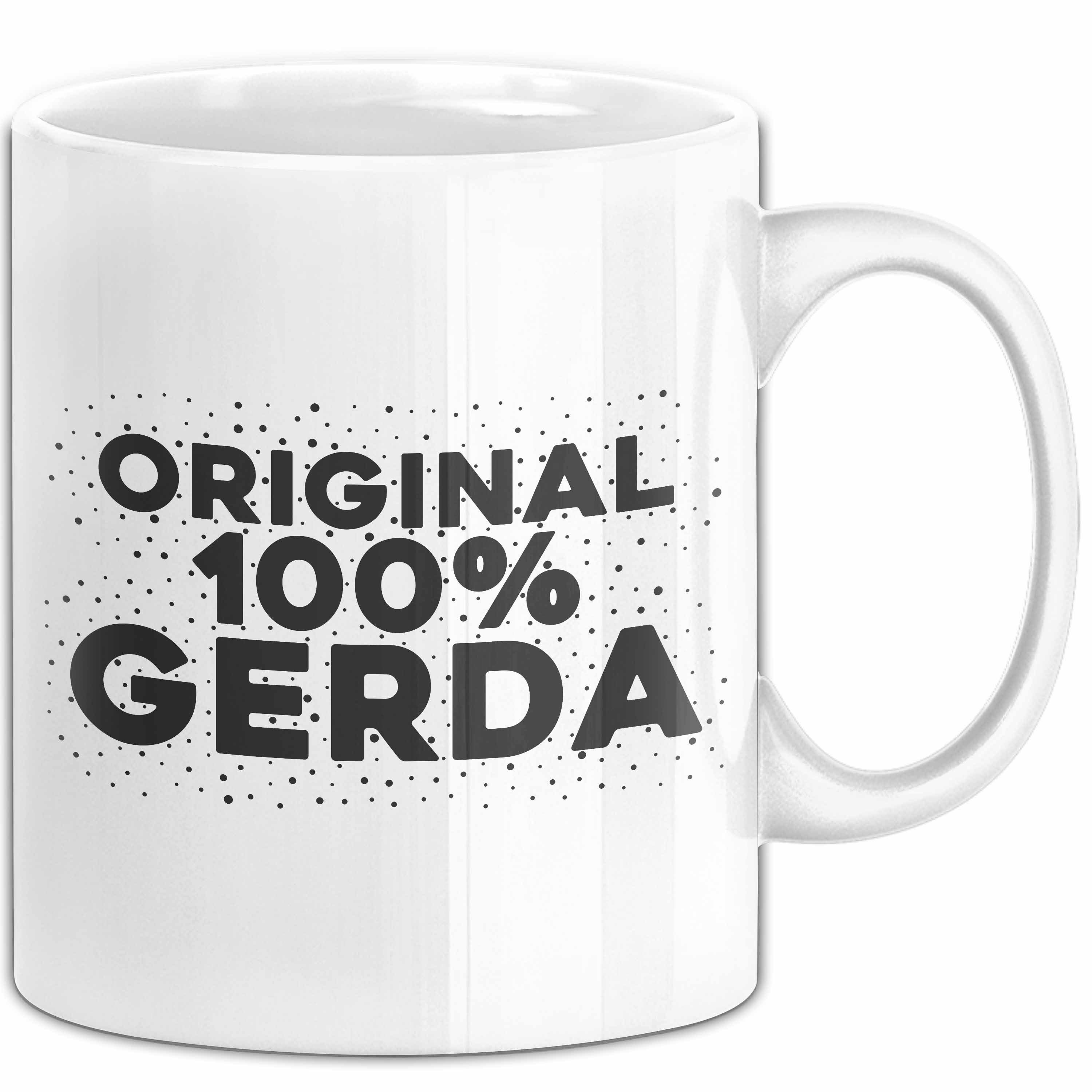 Trendation Tasse Gerda Tasse Original 100% Gerda Geschenk, Keramik