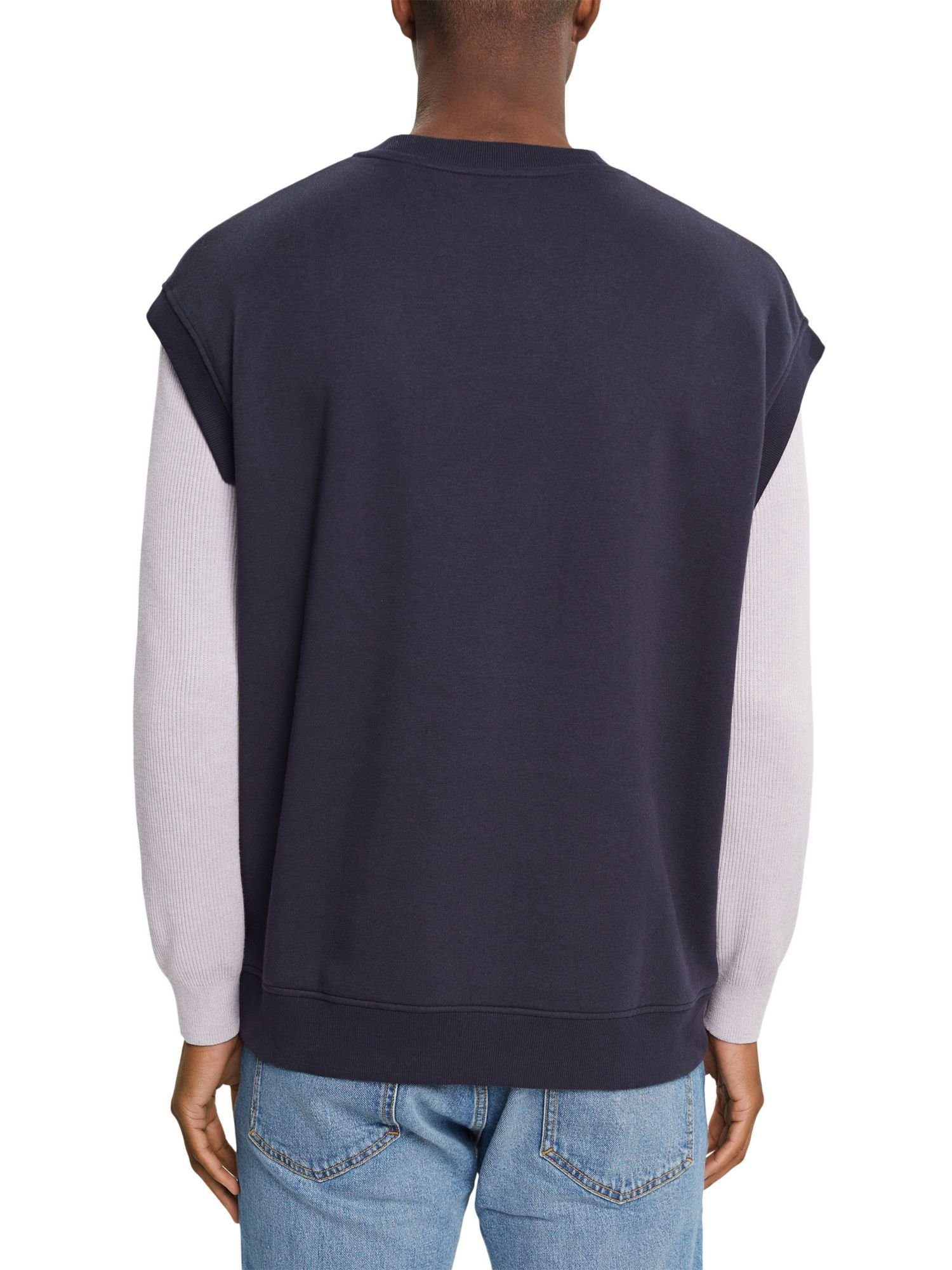 edc by Esprit Ärmelloses Sweatshirt (1-tlg) Sweatshirt NAVY