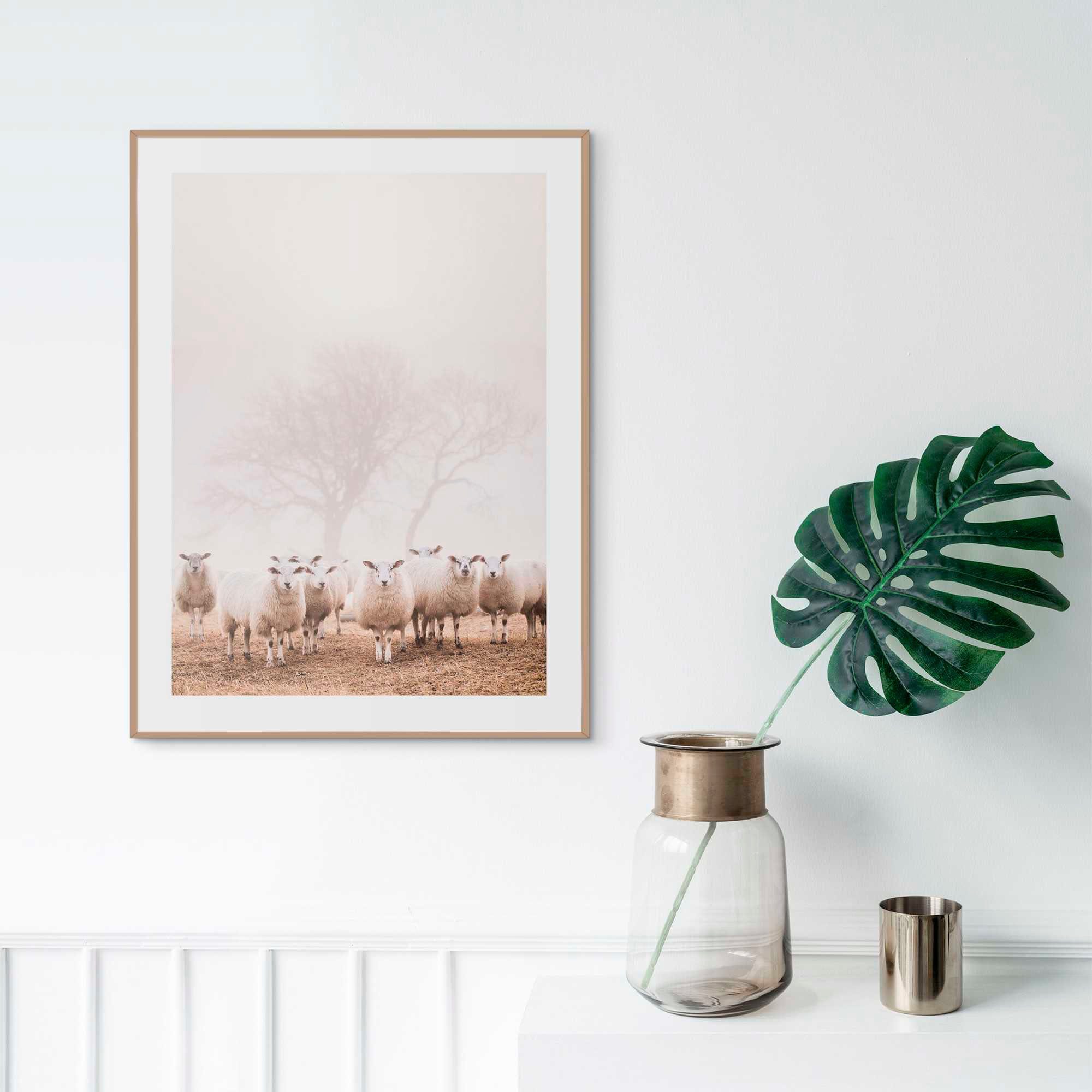 Reinders! Poster Schafe im Nebel günstig online kaufen