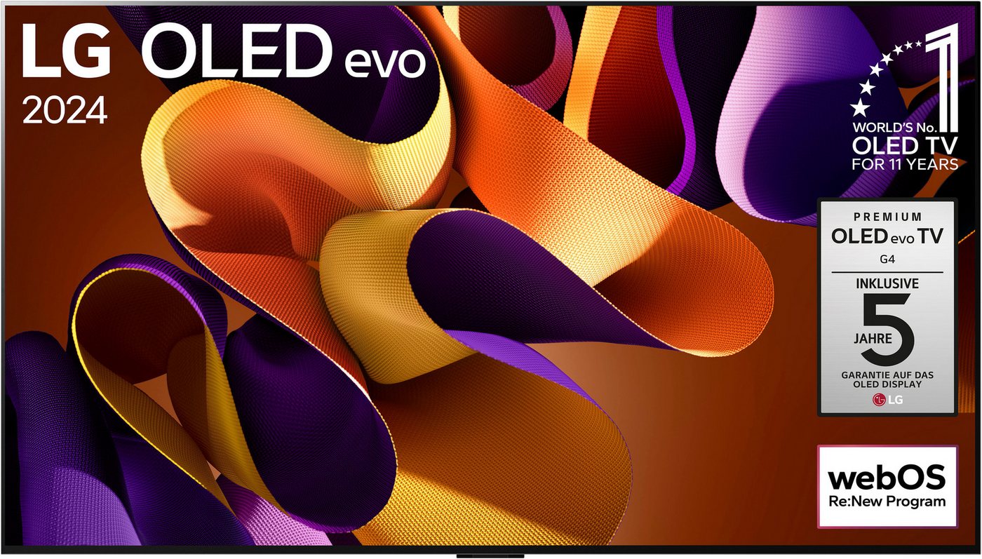 LG OLED65G48LW OLED-Fernseher (164 cm/65 Zoll, 4K Ultra HD, Smart-TV) schwarz ! RABATT: 53.03% LG OLED65G48LW OLED-Fernseher (164 cm/65 Zoll, 4K Ultra HD, Smart-TV) schwarz ! RABATT: 53.03%