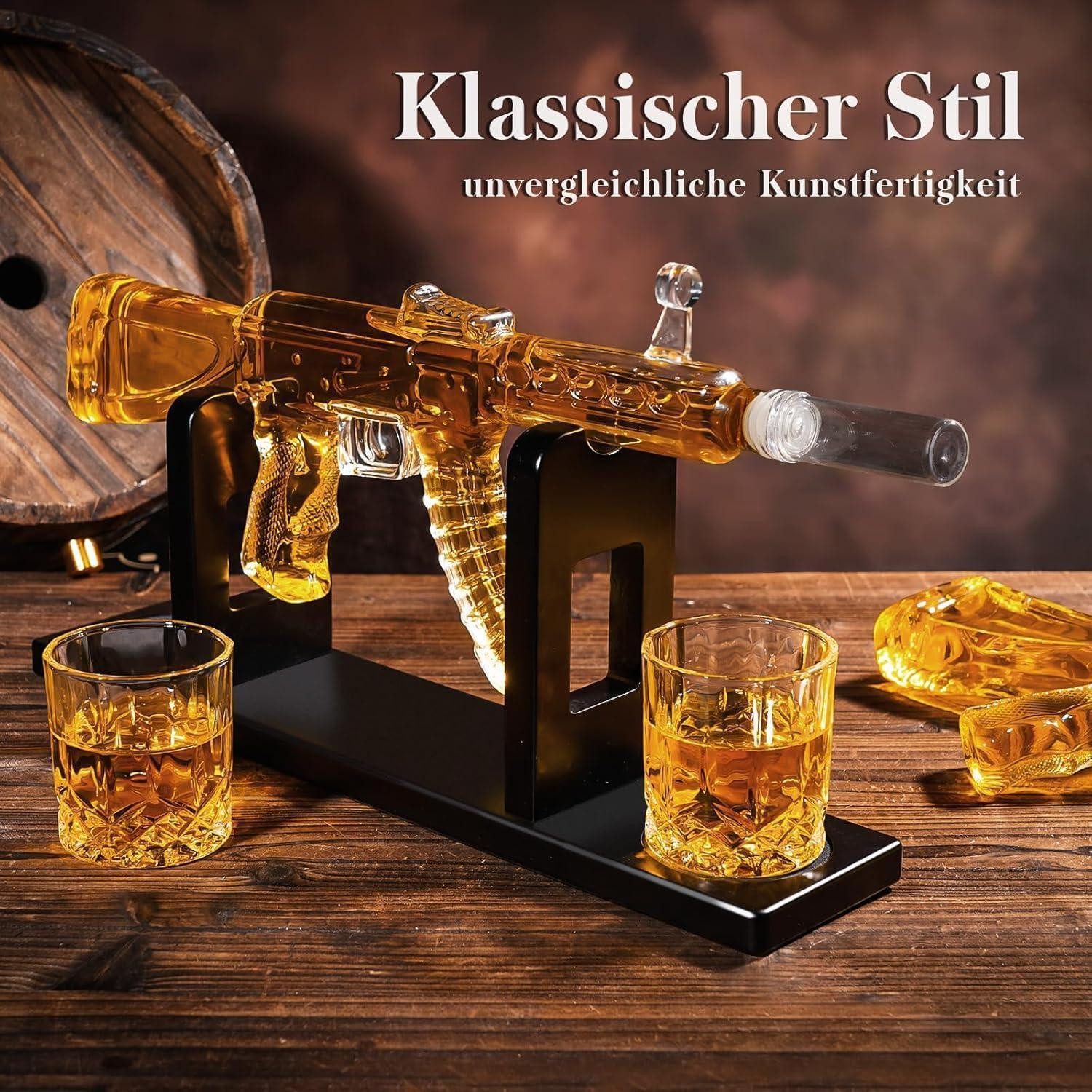 LuxusKollektion Badaccessoire-Set Whisky Karaffe Dekanter Geschenkset 2 Sho günstig online kaufen