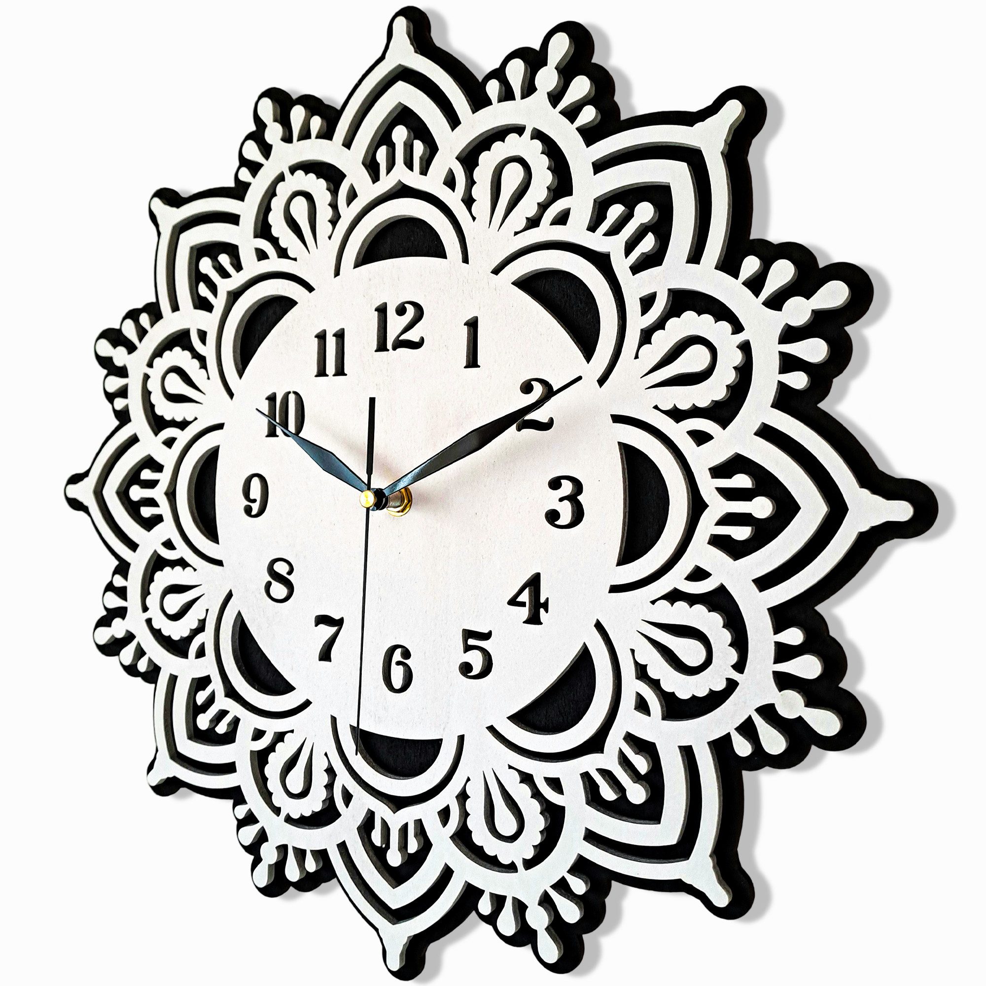ORNAMENTI Wanduhr Grosse, modern, holz, hingucker günstig online kaufen