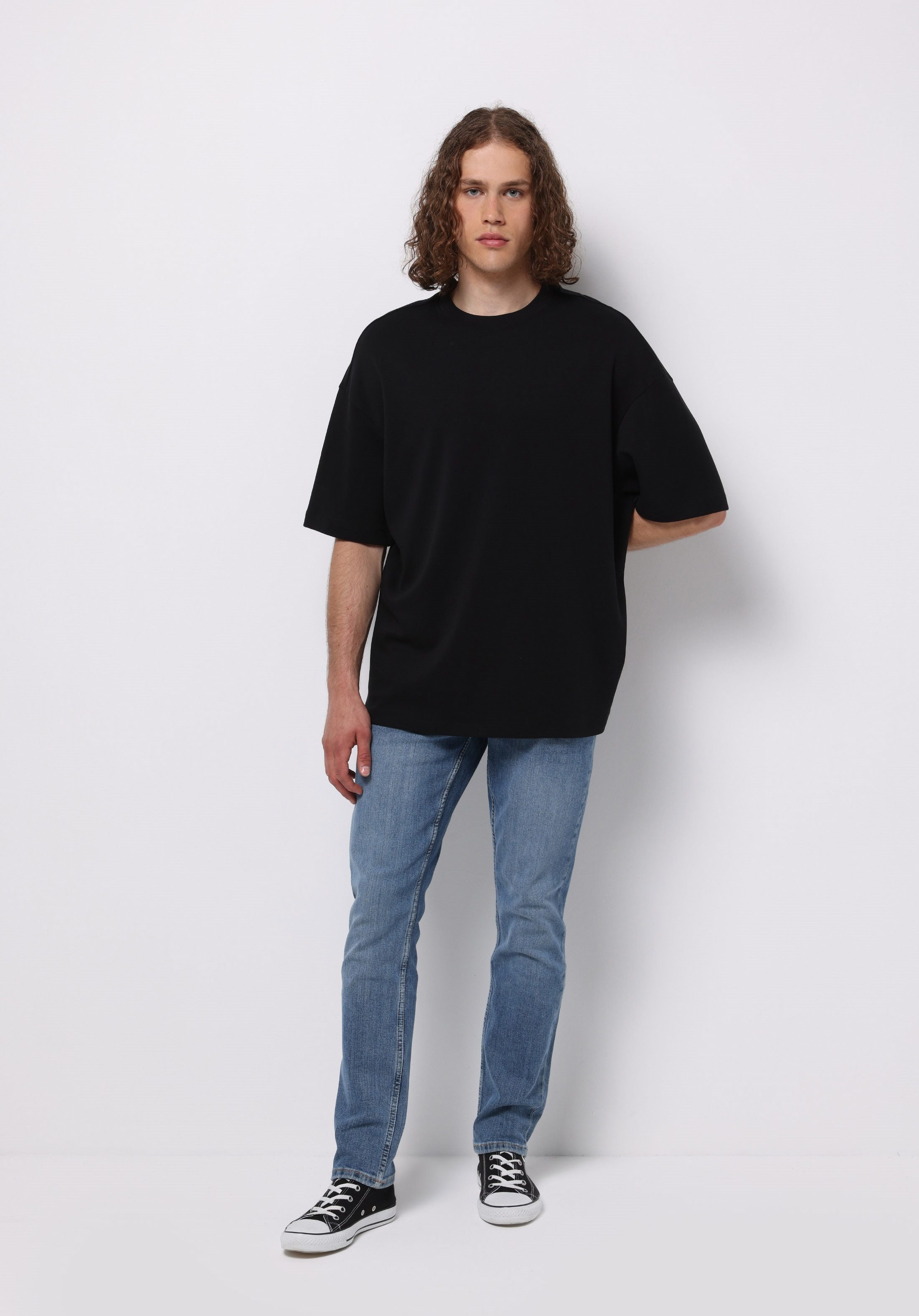 Colins 5-Pocket-Jeans Colins Regular Fit Herren-Jeans in Hell-Indigoblau