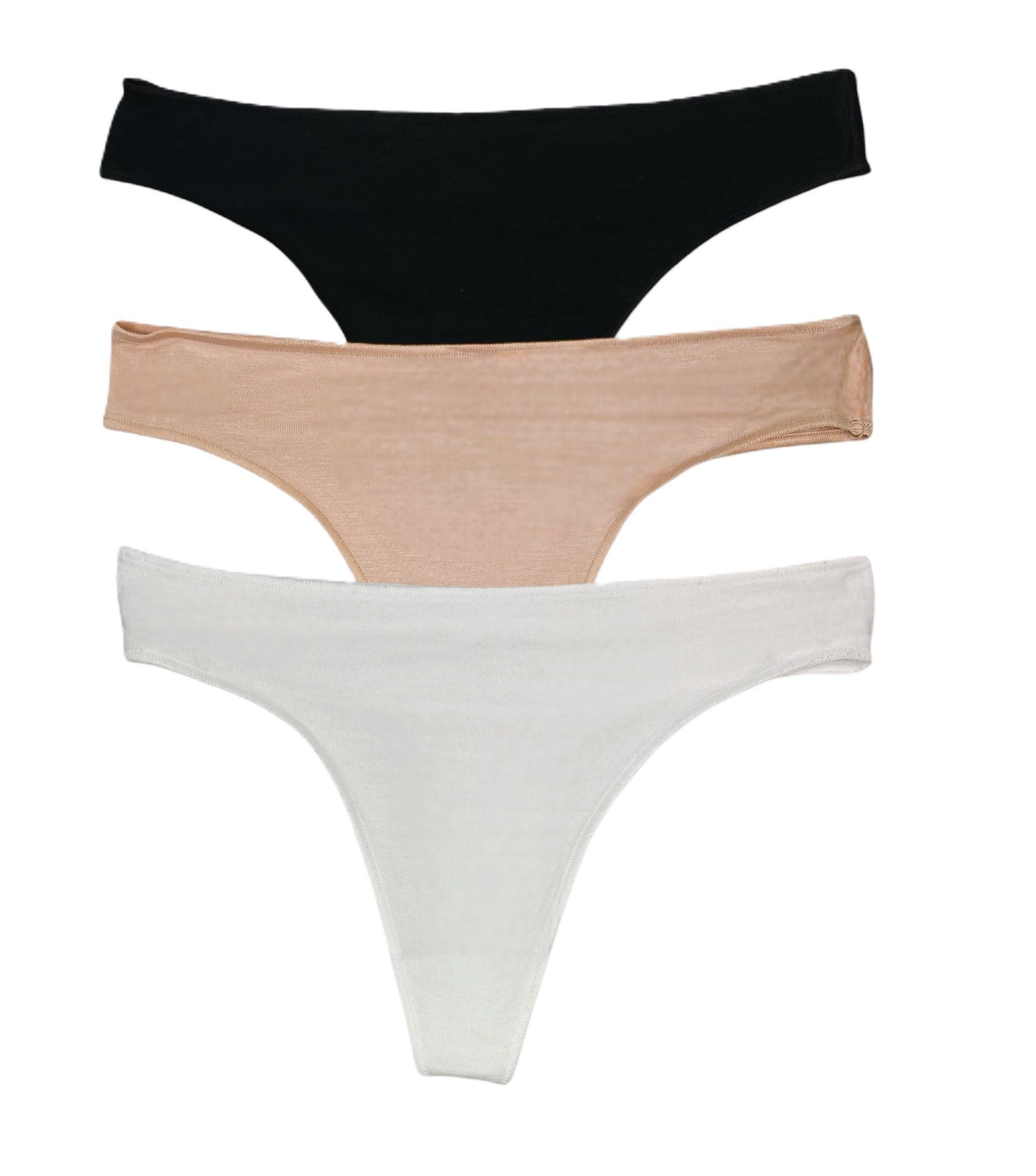 Stringtanga Damen Strintanga mit Modal 3er Pack