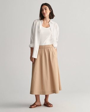 Gant A-Linien-Rock Damen Midirock LIGHTWEIGHT CHINO SKIRT (1-tlg)