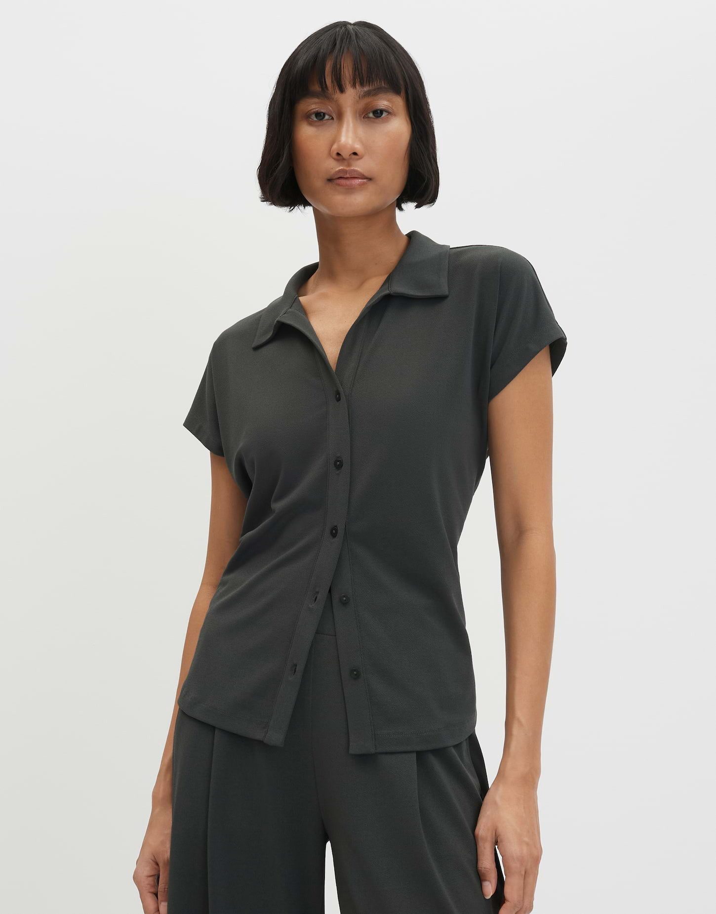 Kurzarmshirt Konita aus Jersey in knitterarmer Qualität