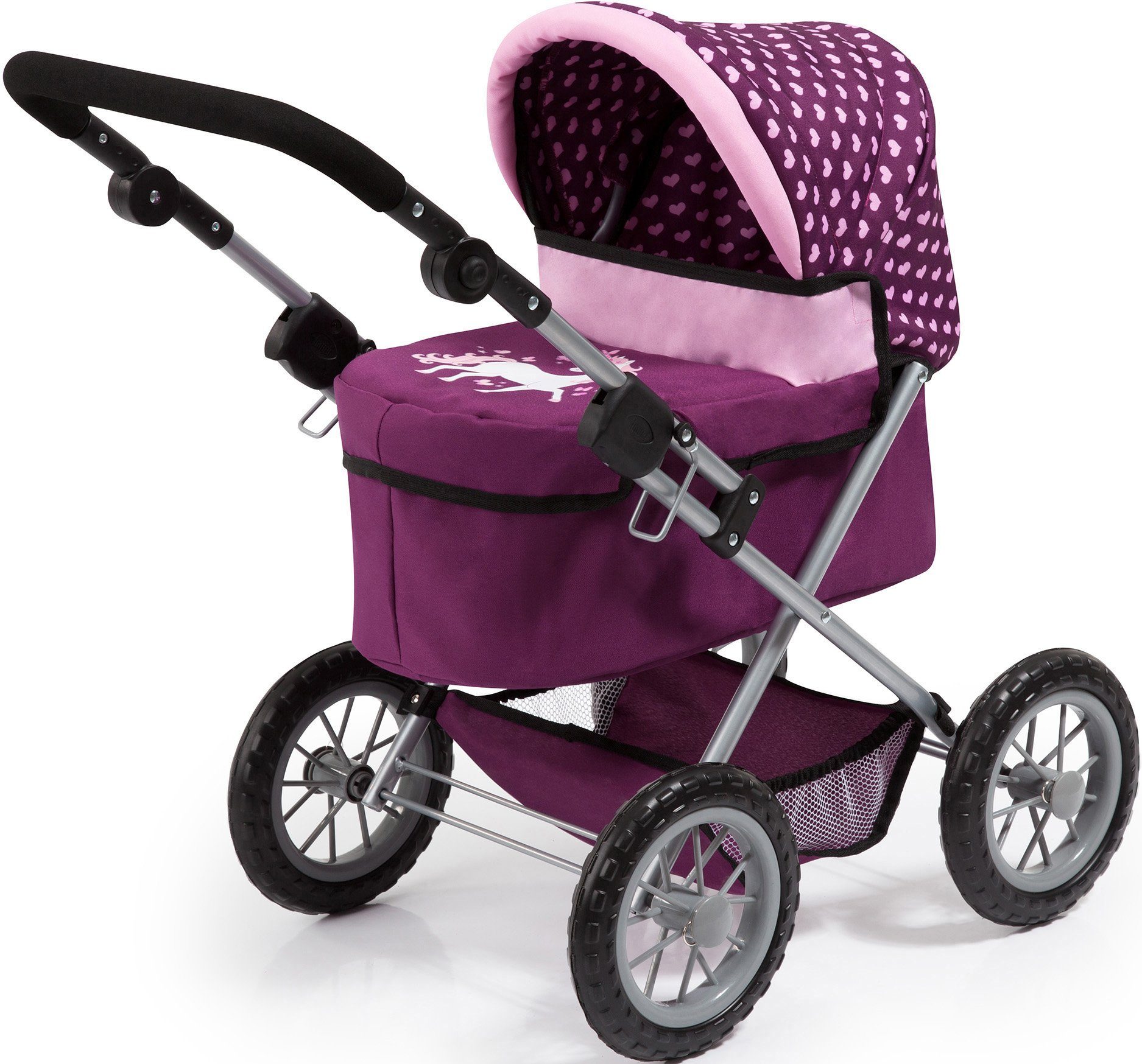 Bayer Puppenwagen Trendy, mit Wickeltasche