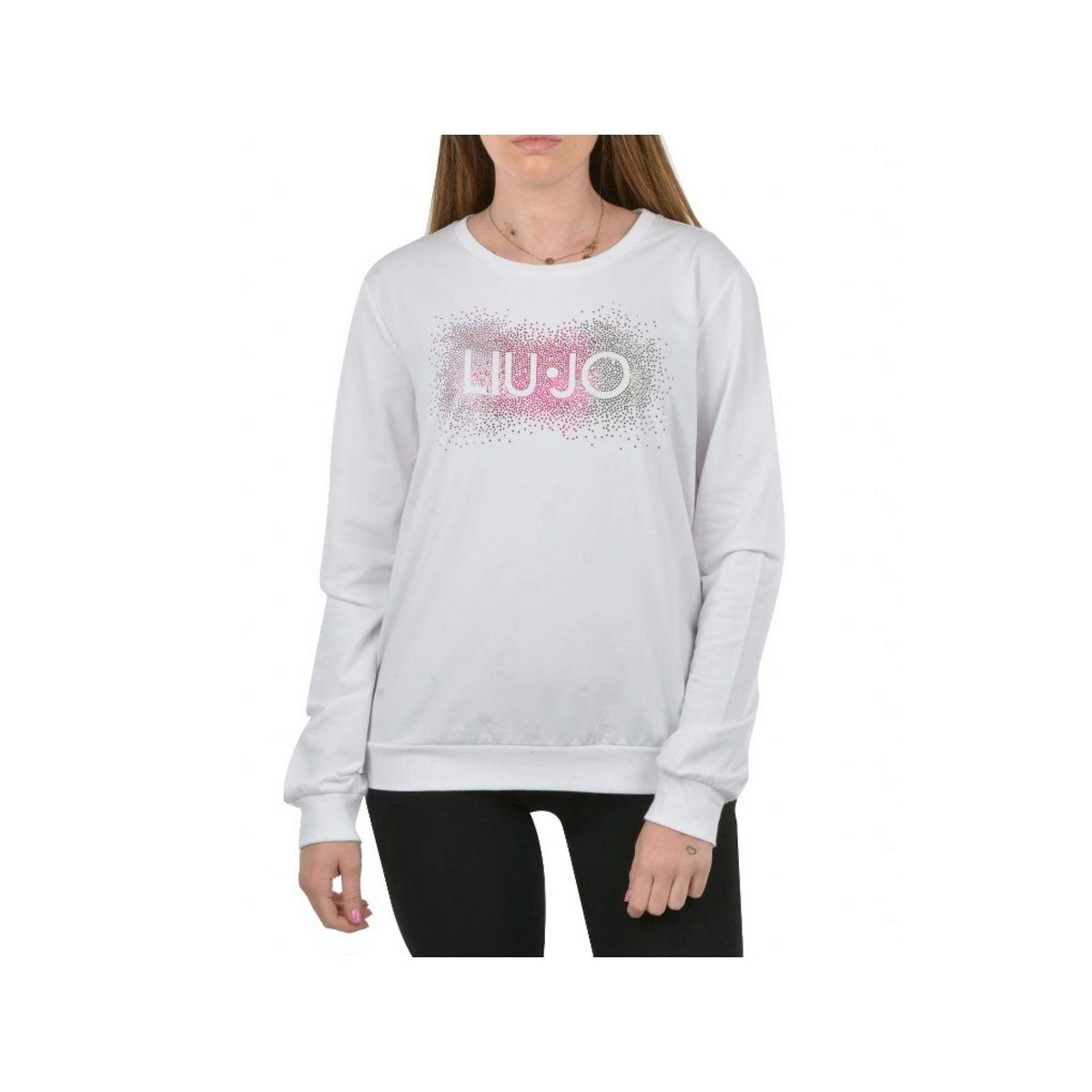 Liu Jo Sweatshirt weiß regular fit (1-tlg)