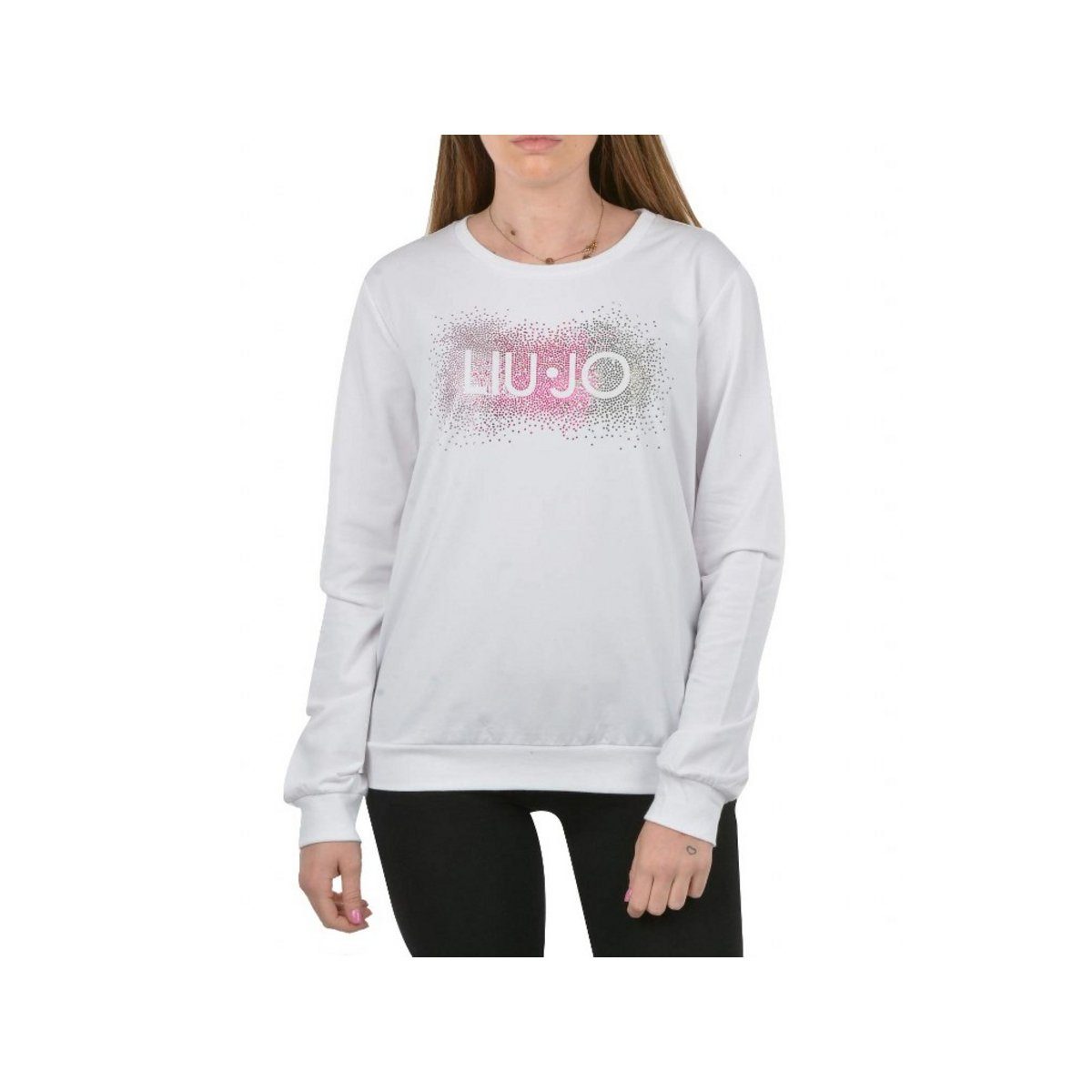 Liu & Qu Damen Still-Sweatshirt - Übergröße Mit Versteckten Reißverschlüssen